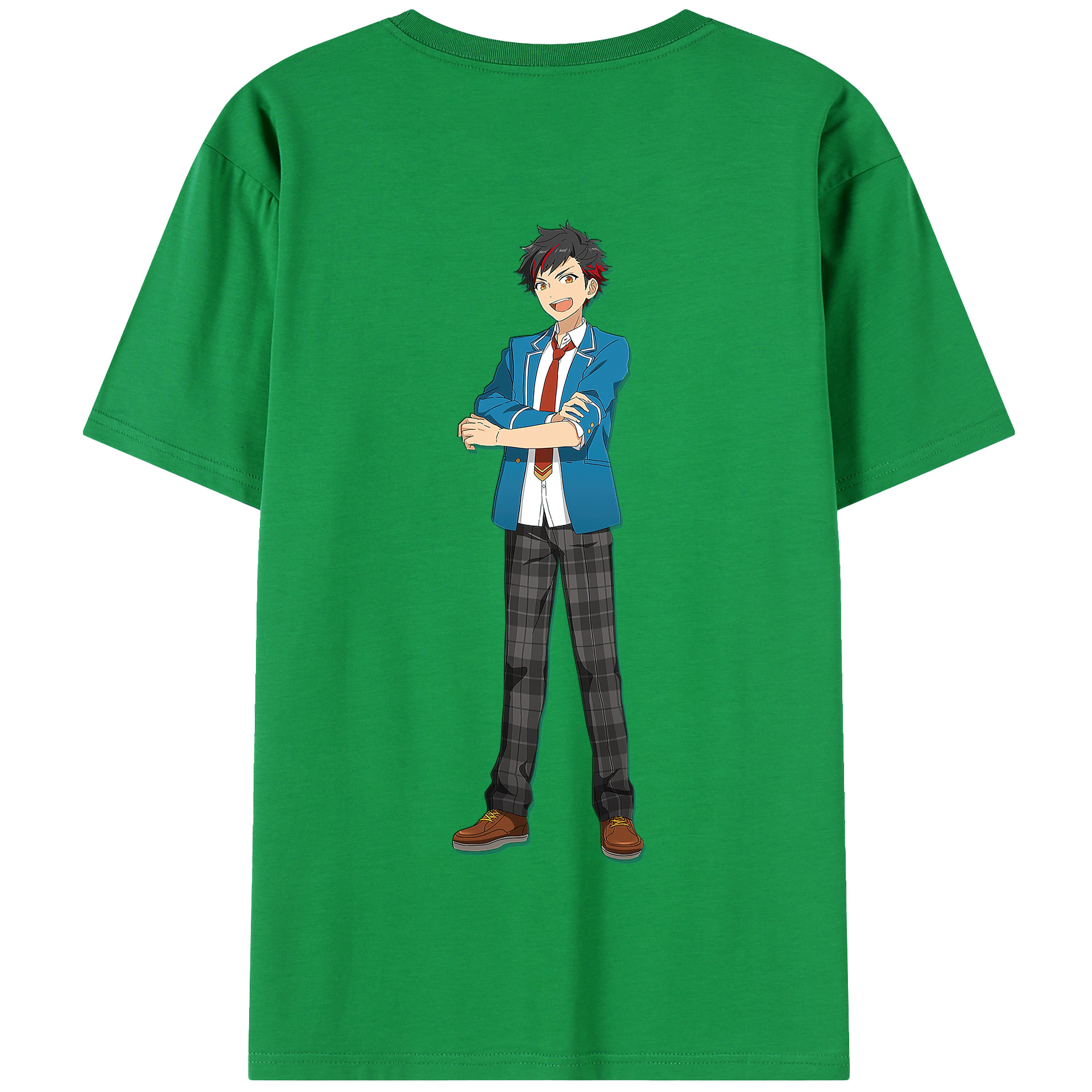 （画像用） あんさんぶるスターズ! Ensemble Stars 綿100％半袖Tシャツ（背面プリント）