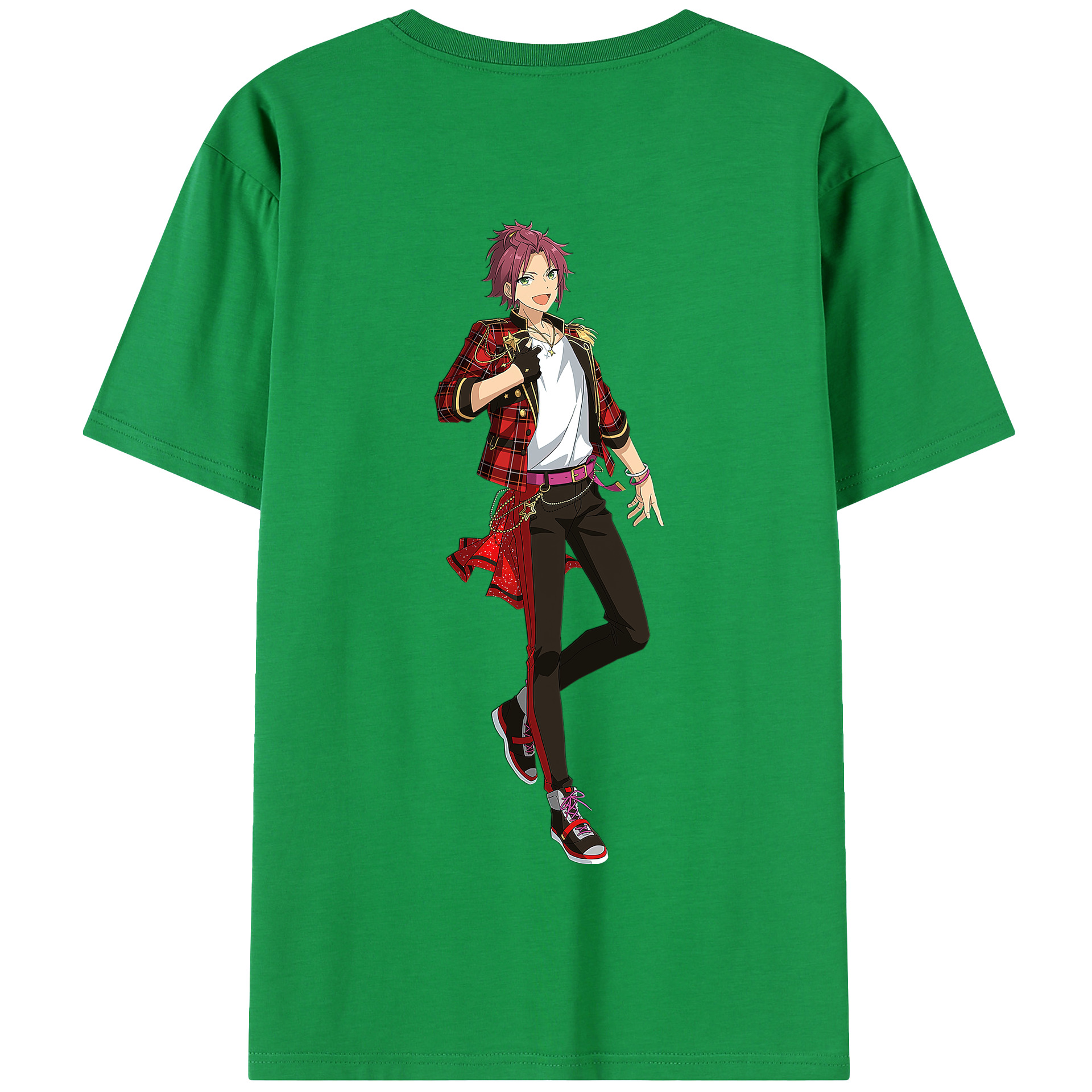 （画像用） あんさんぶるスターズ! Ensemble Stars 綿100％半袖Tシャツ（背面プリント）