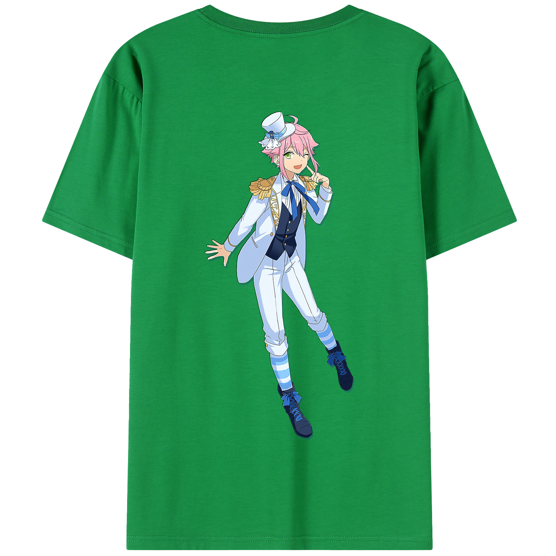 （画像用） あんさんぶるスターズ! Ensemble Stars 綿100％半袖Tシャツ（背面プリント）