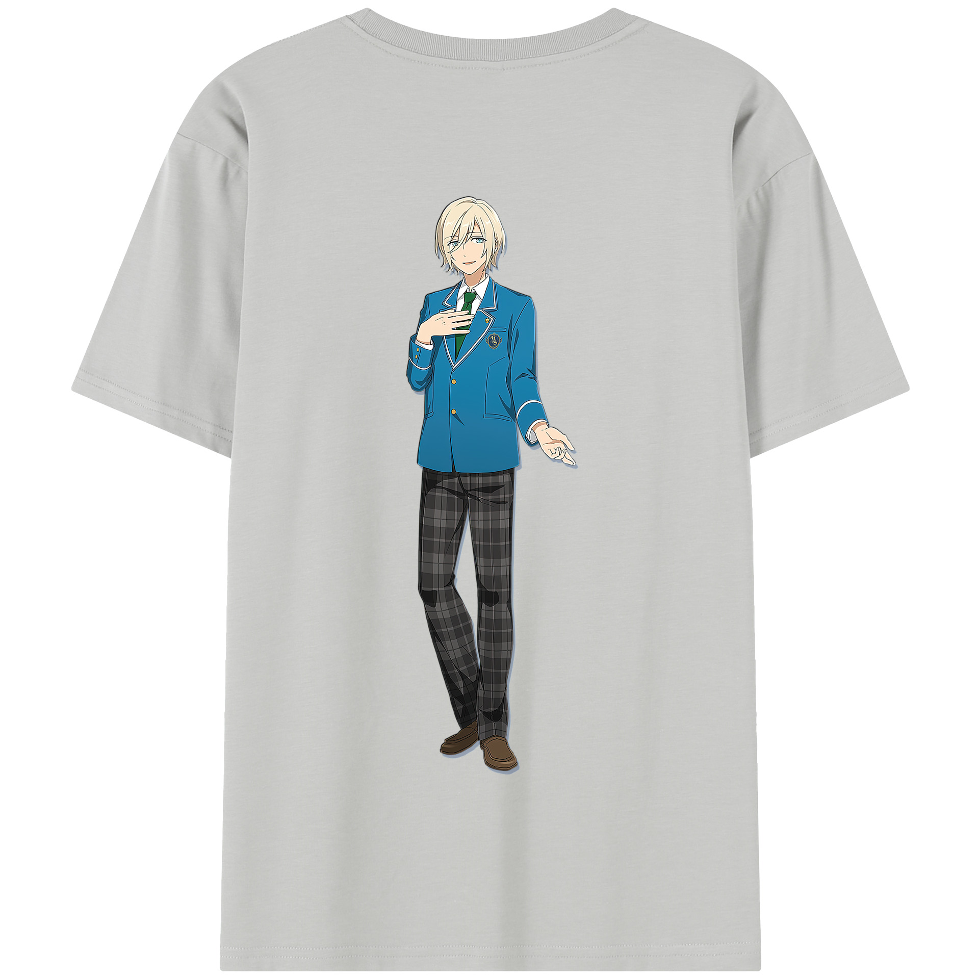 （画像用） あんさんぶるスターズ! Ensemble Stars 綿100％半袖Tシャツ（背面プリント）