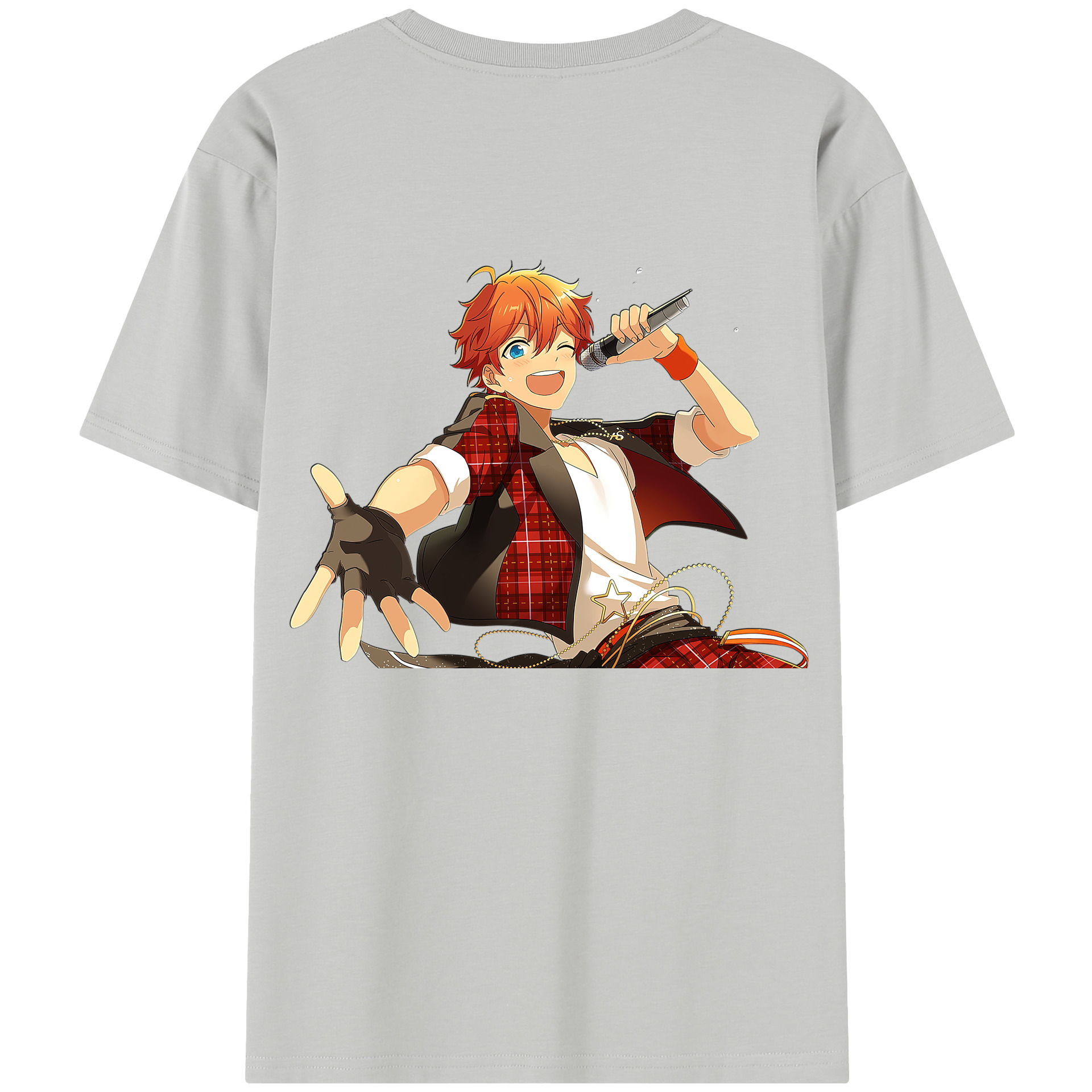 （画像用） あんさんぶるスターズ! Ensemble Stars 綿100％半袖Tシャツ（背面プリント）