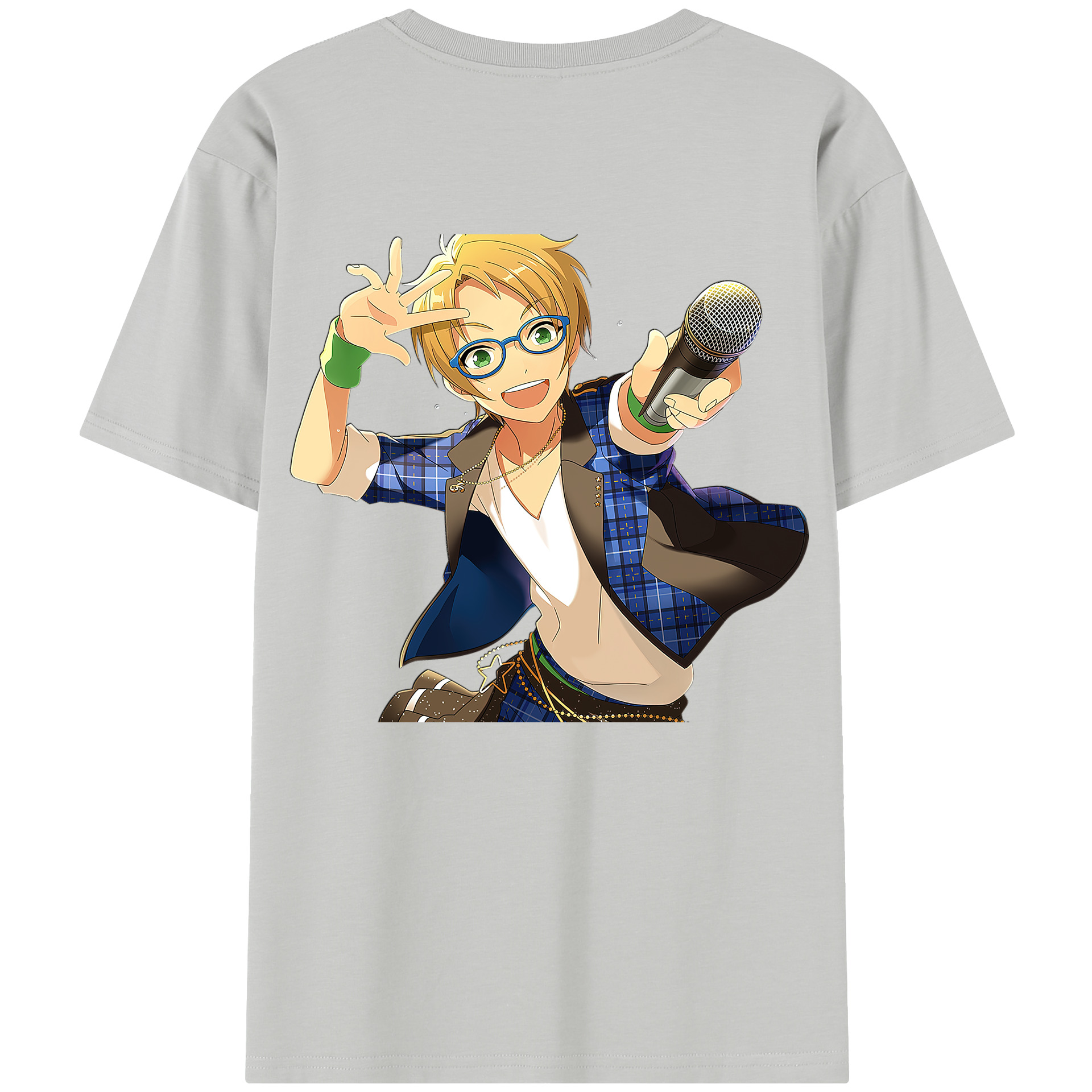 （画像用） あんさんぶるスターズ! Ensemble Stars 綿100％半袖Tシャツ（背面プリント）