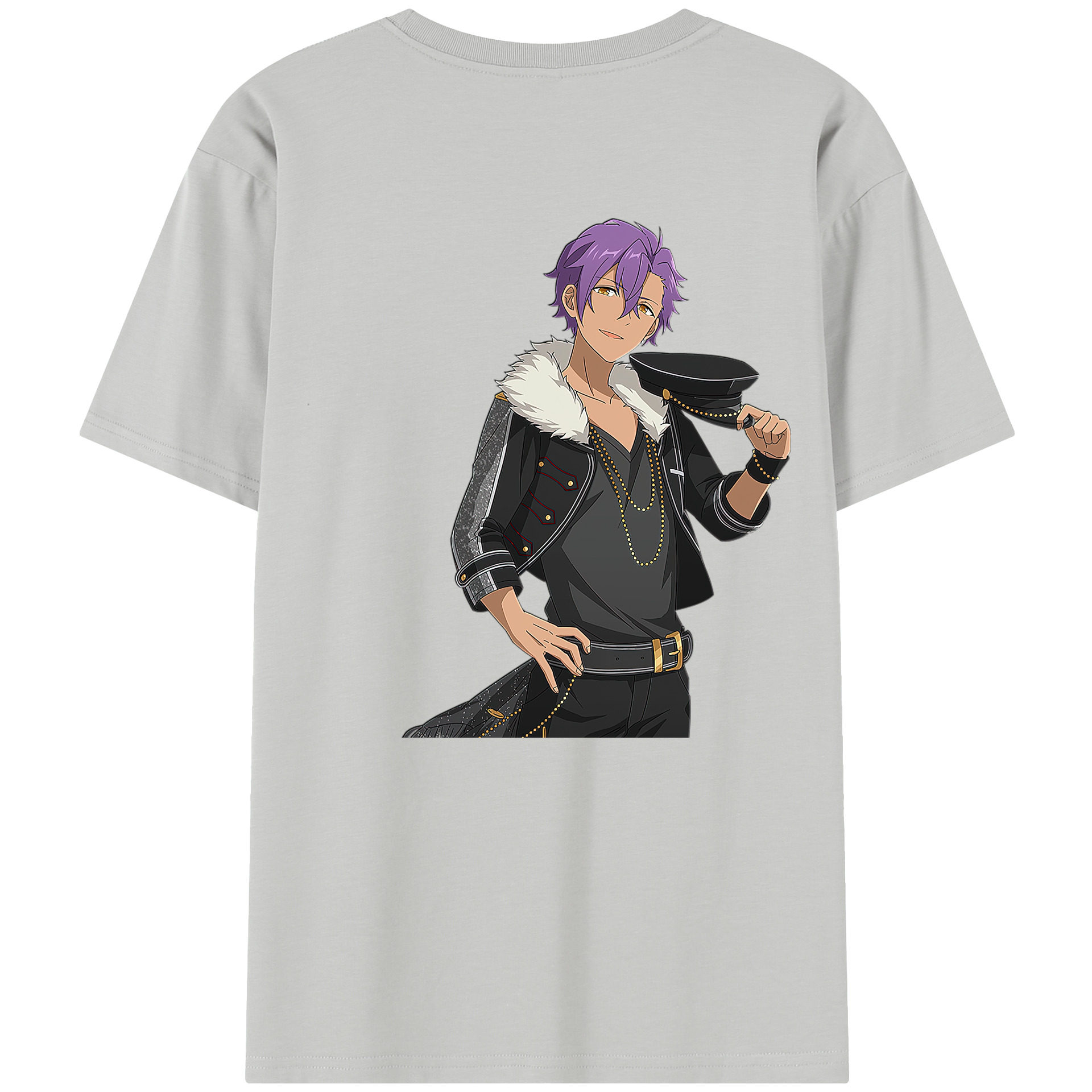 （画像用） あんさんぶるスターズ! Ensemble Stars 綿100％半袖Tシャツ（背面プリント）