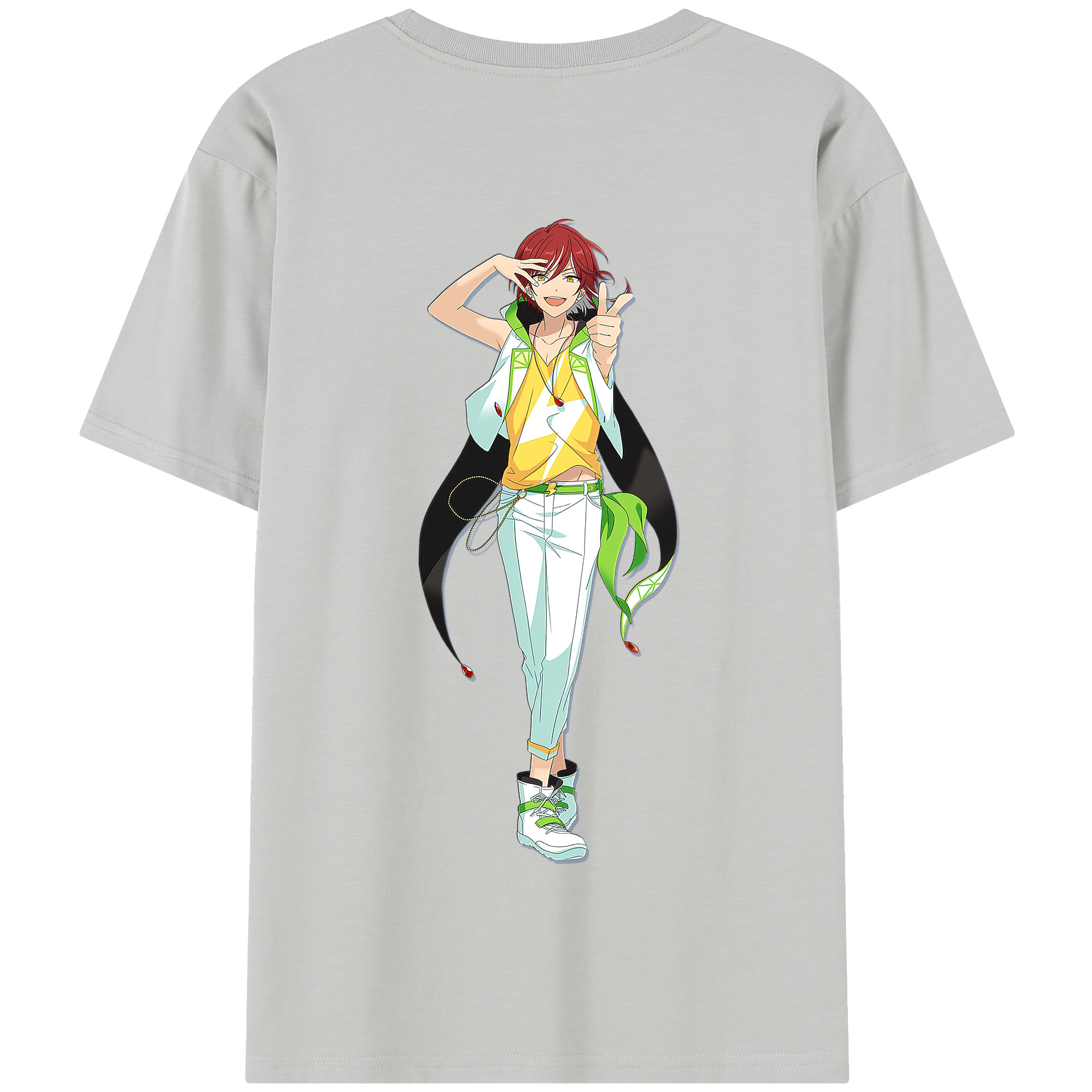 （画像用） あんさんぶるスターズ! Ensemble Stars 綿100％半袖Tシャツ（背面プリント）