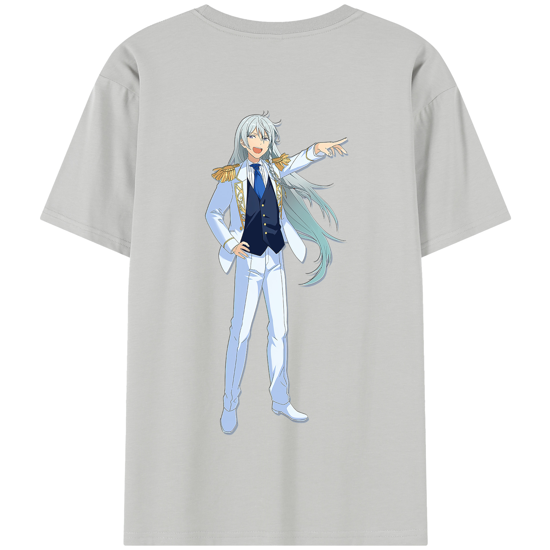（画像用） あんさんぶるスターズ! Ensemble Stars 綿100％半袖Tシャツ（背面プリント）