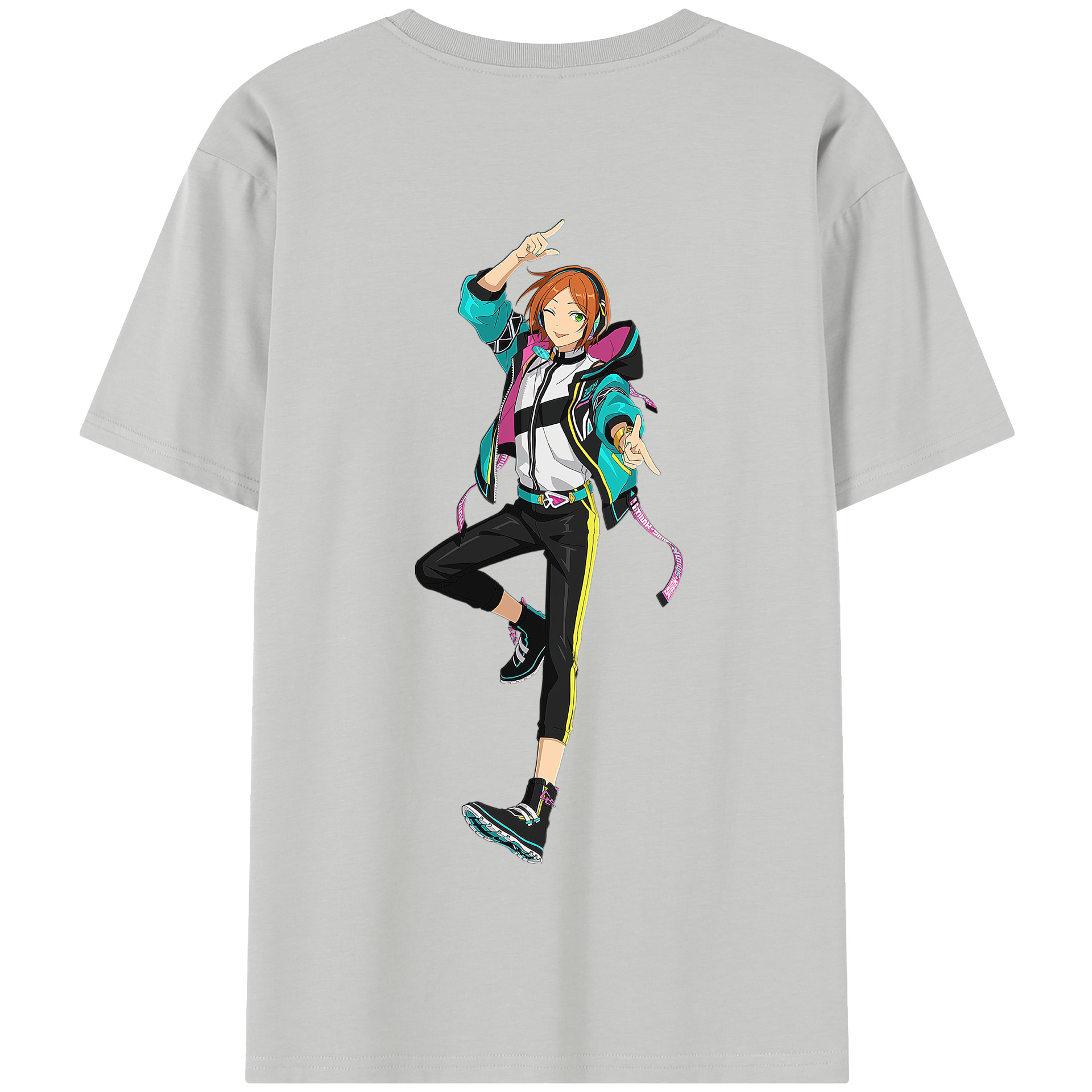 （画像用） あんさんぶるスターズ! Ensemble Stars 綿100％半袖Tシャツ（背面プリント）