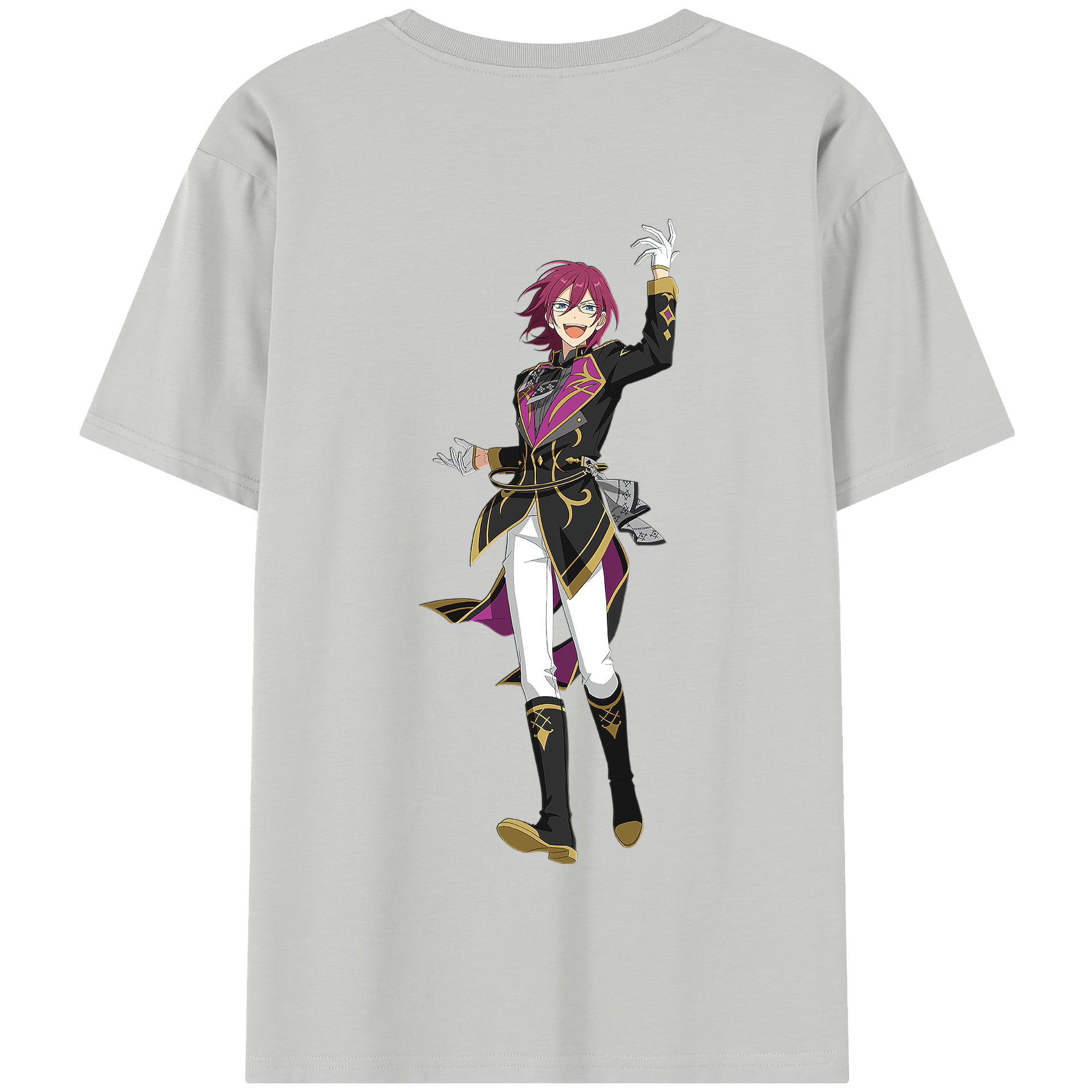 （画像用） あんさんぶるスターズ! Ensemble Stars 綿100％半袖Tシャツ（背面プリント）