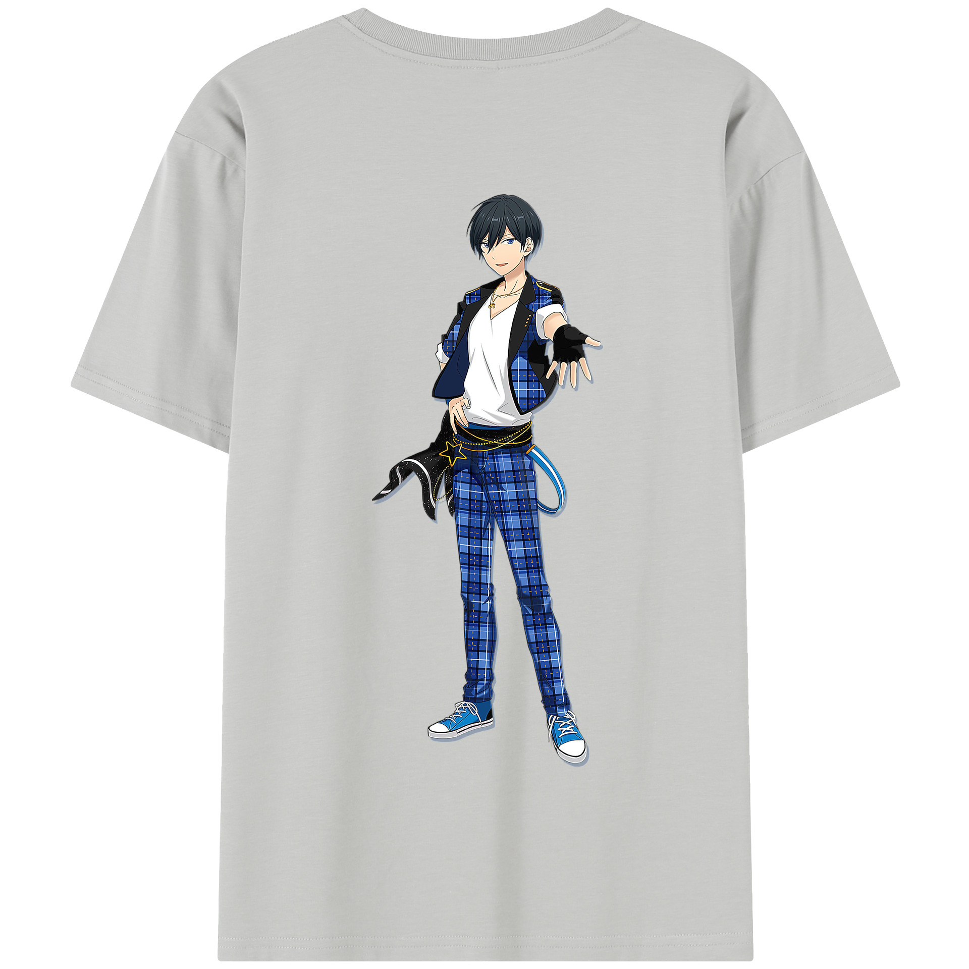 （画像用） あんさんぶるスターズ! Ensemble Stars 綿100％半袖Tシャツ（背面プリント）