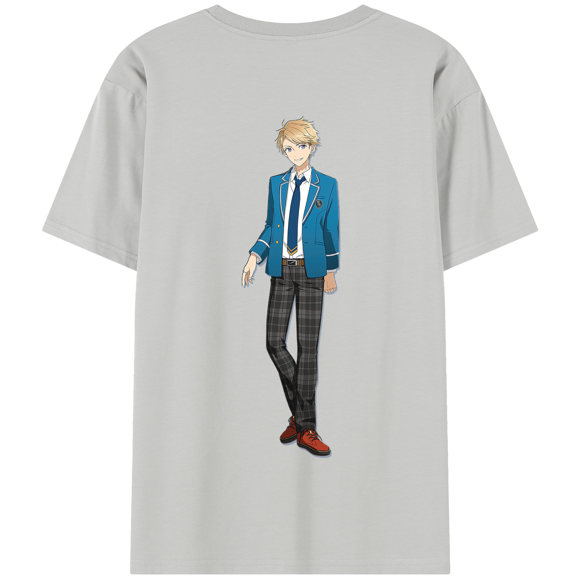 （画像用） あんさんぶるスターズ! Ensemble Stars 綿100％半袖Tシャツ（背面プリント）