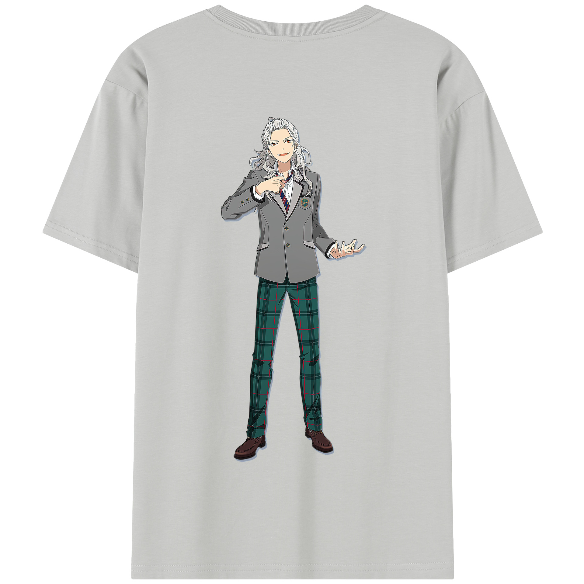 （画像用） あんさんぶるスターズ! Ensemble Stars 綿100％半袖Tシャツ（背面プリント）