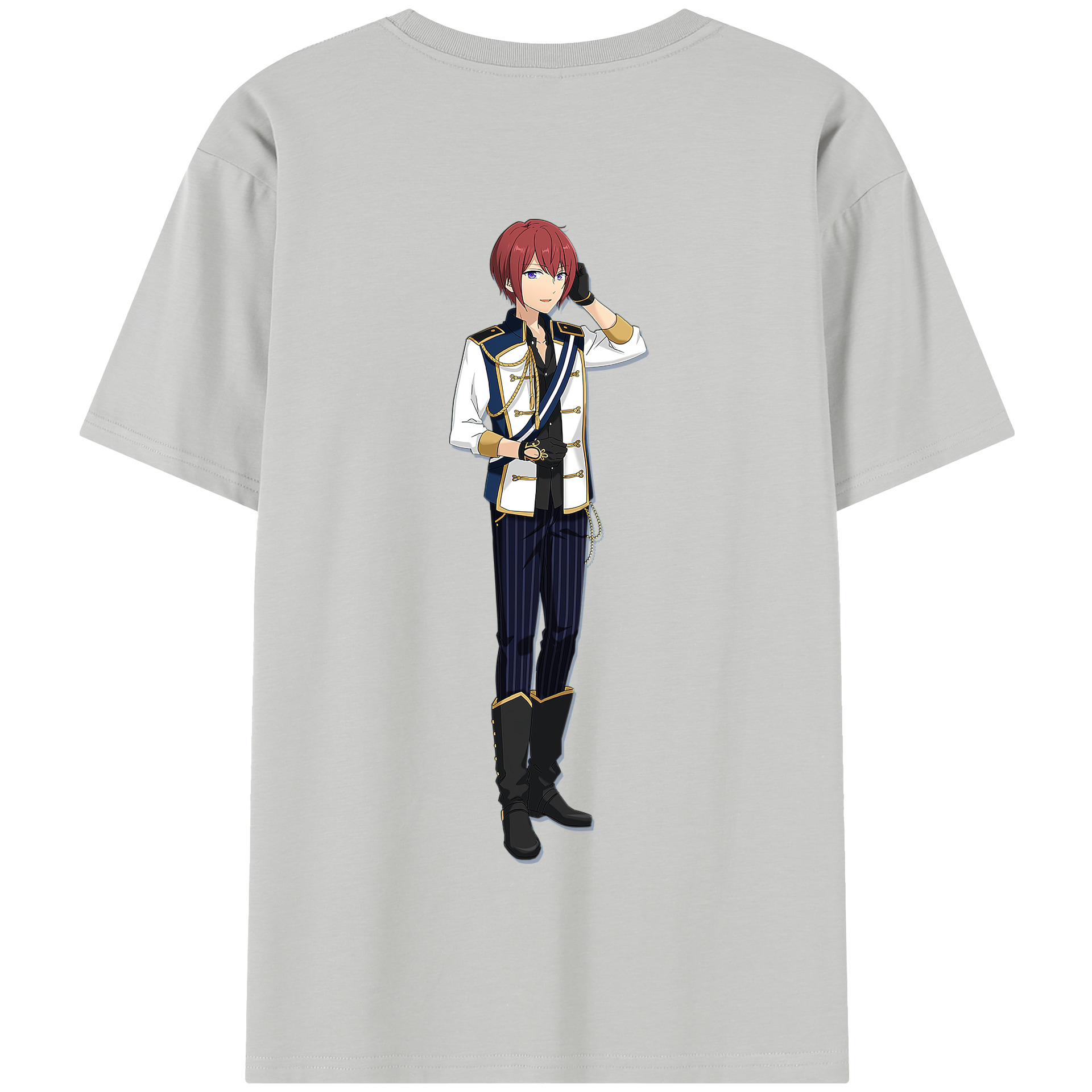 （画像用） あんさんぶるスターズ! Ensemble Stars 綿100％半袖Tシャツ（背面プリント）