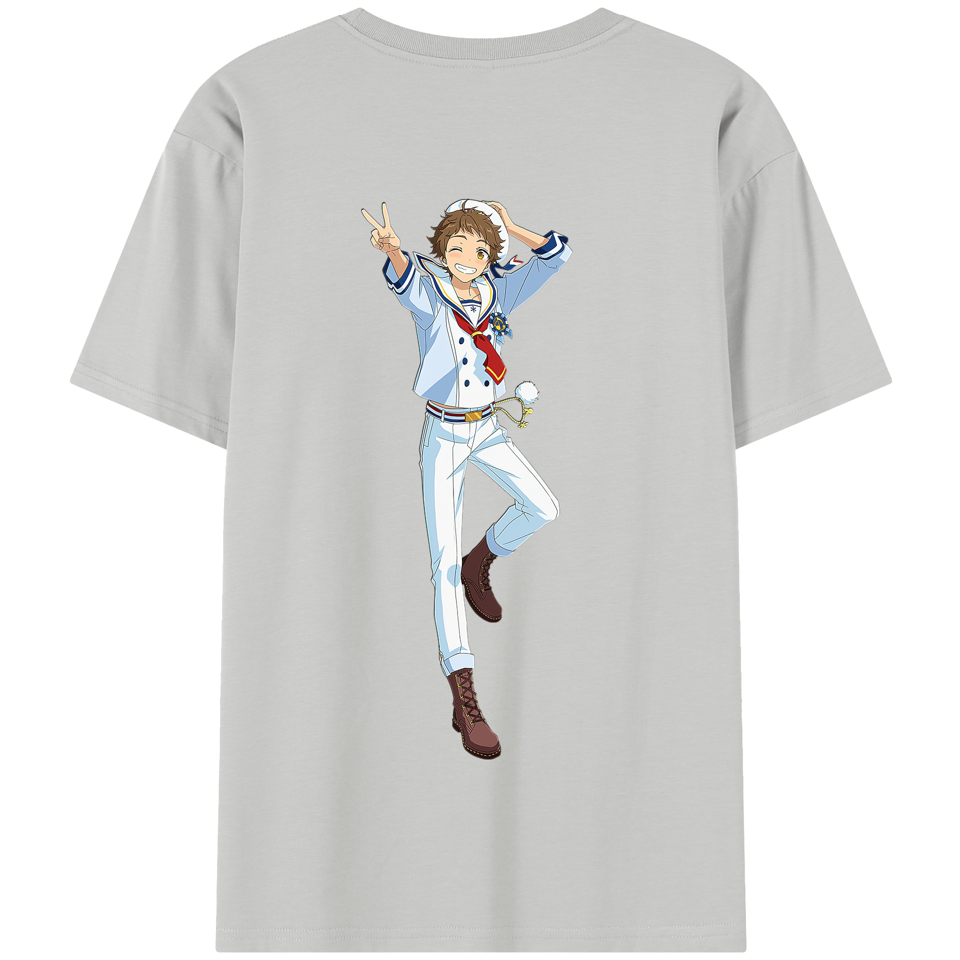 （画像用） あんさんぶるスターズ! Ensemble Stars 綿100％半袖Tシャツ（背面プリント）