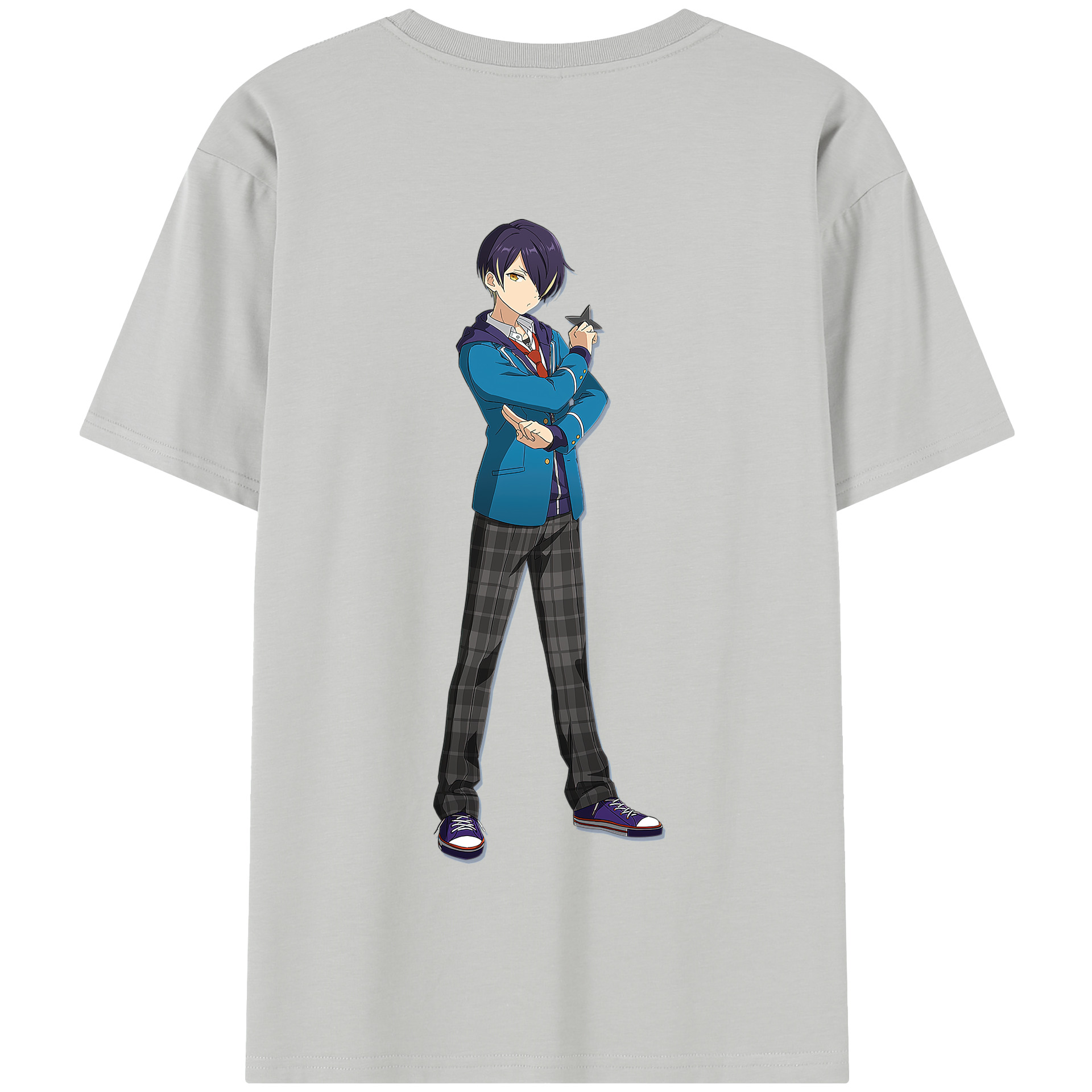 （画像用） あんさんぶるスターズ! Ensemble Stars 綿100％半袖Tシャツ（背面プリント）