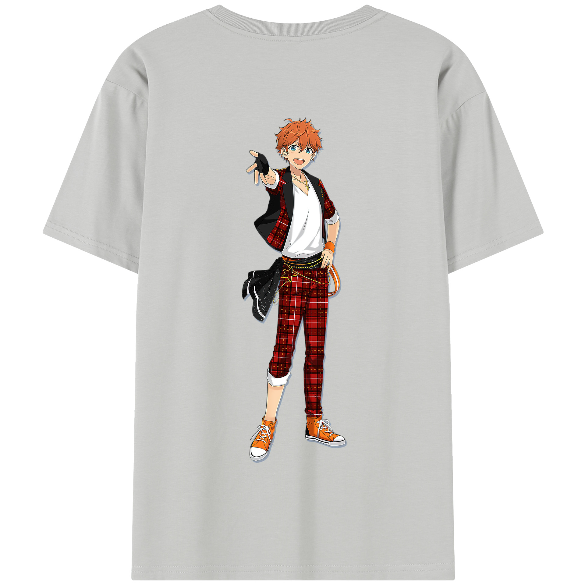 （画像用） あんさんぶるスターズ! Ensemble Stars 綿100％半袖Tシャツ（背面プリント）