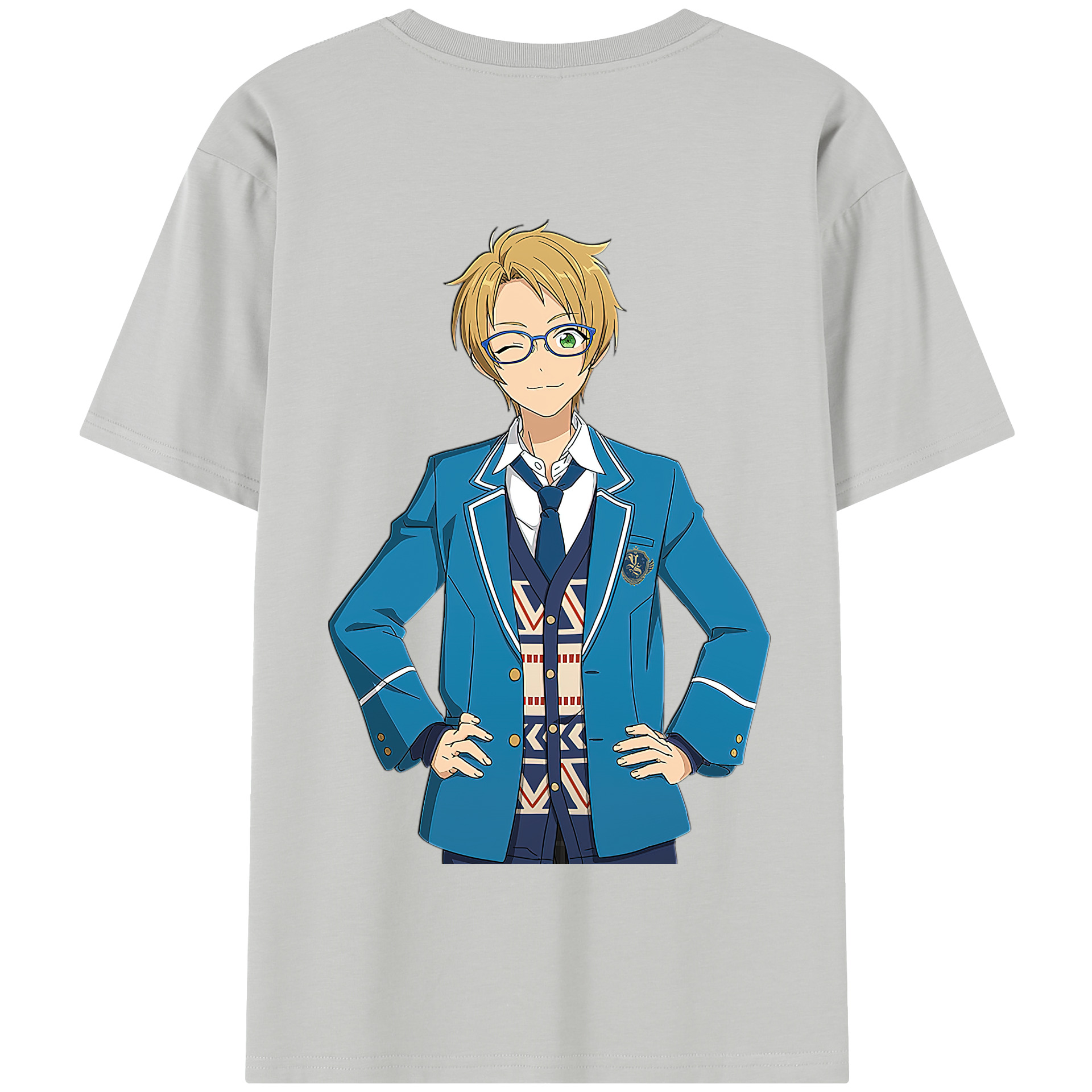 （画像用） あんさんぶるスターズ! Ensemble Stars 綿100％半袖Tシャツ（背面プリント）