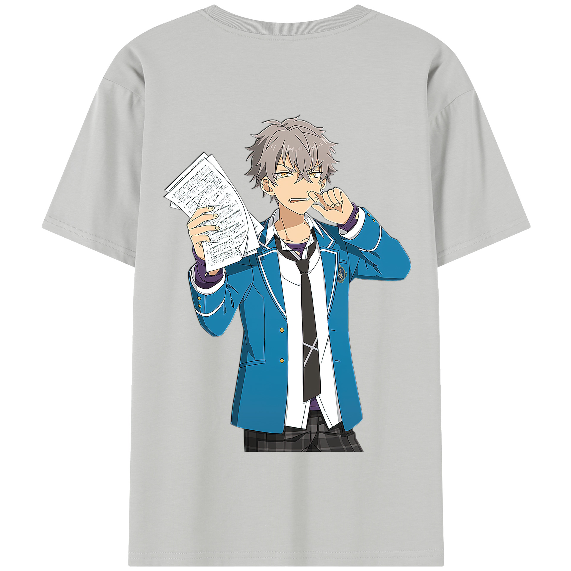 （画像用） あんさんぶるスターズ! Ensemble Stars 綿100％半袖Tシャツ（背面プリント）
