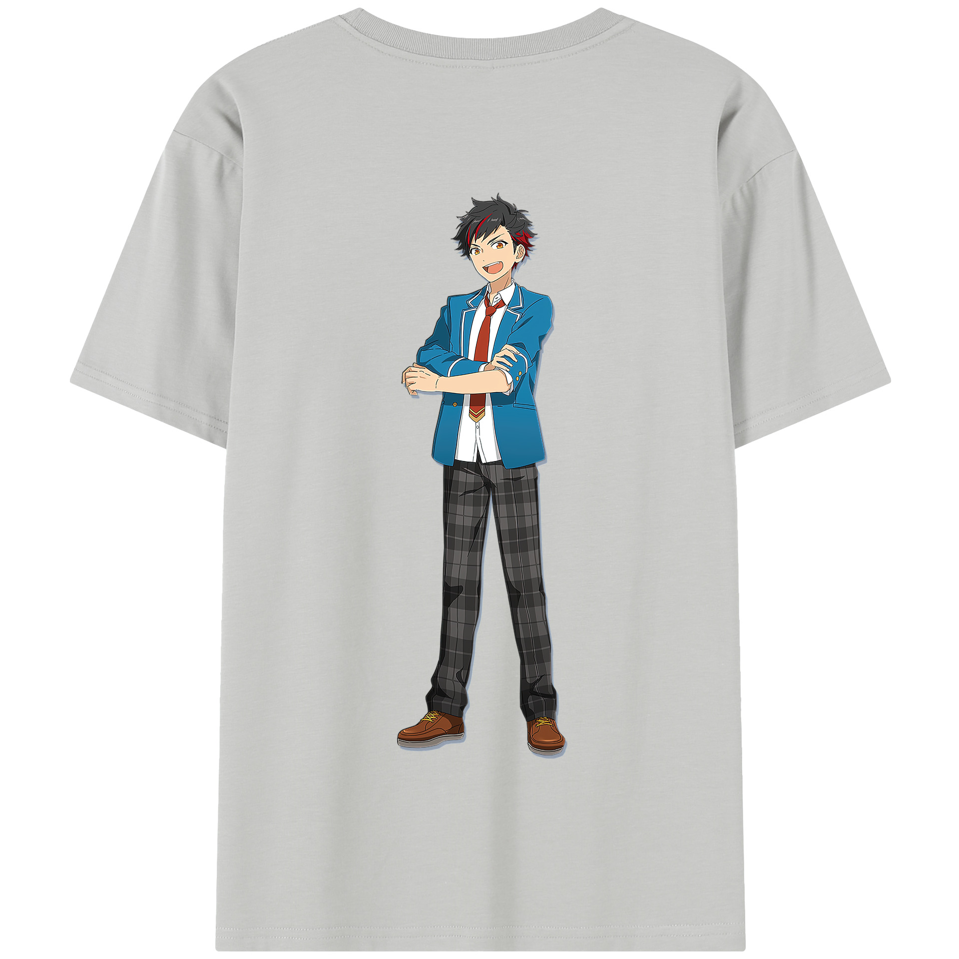 （画像用） あんさんぶるスターズ! Ensemble Stars 綿100％半袖Tシャツ（背面プリント）