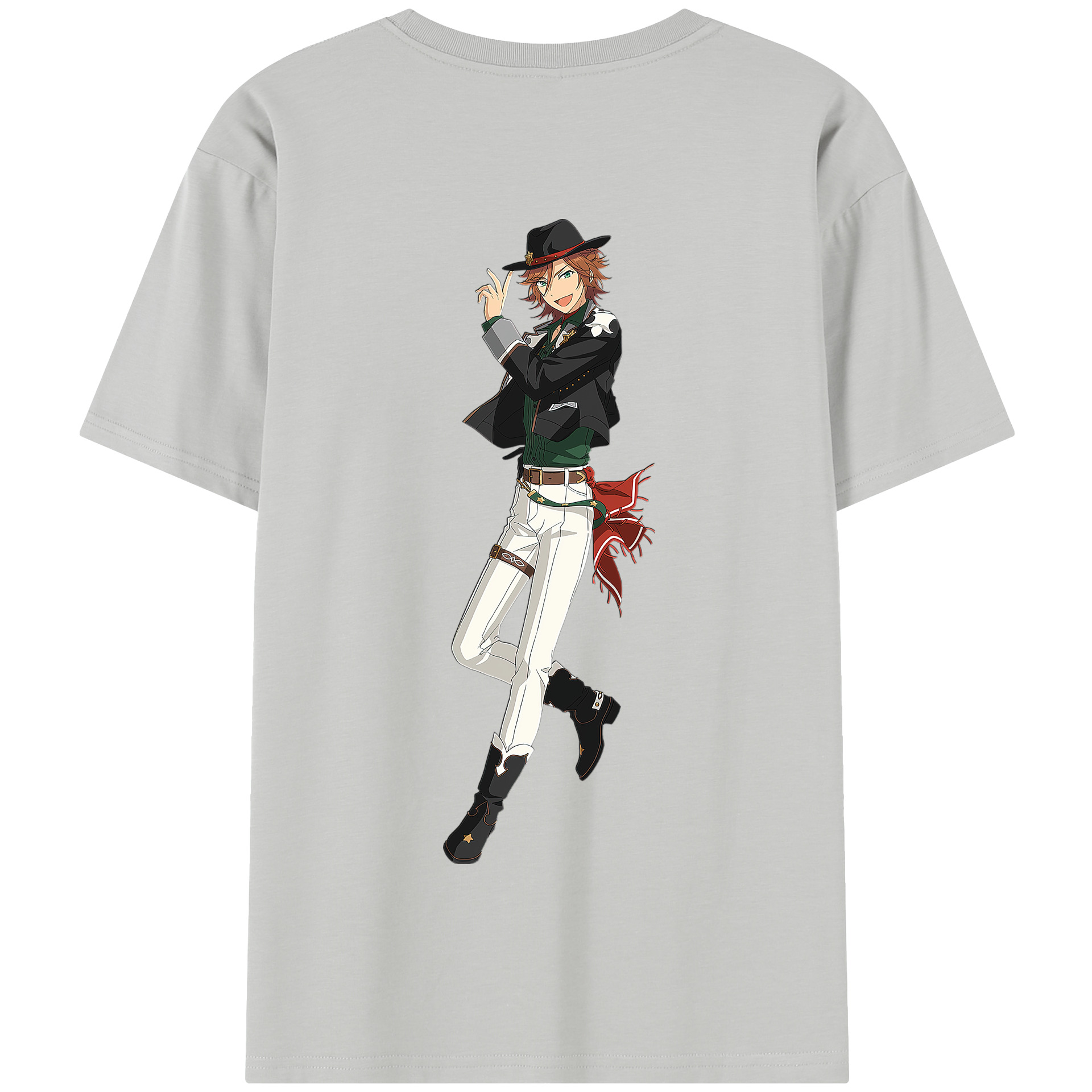 （画像用） あんさんぶるスターズ! Ensemble Stars 綿100％半袖Tシャツ（背面プリント）