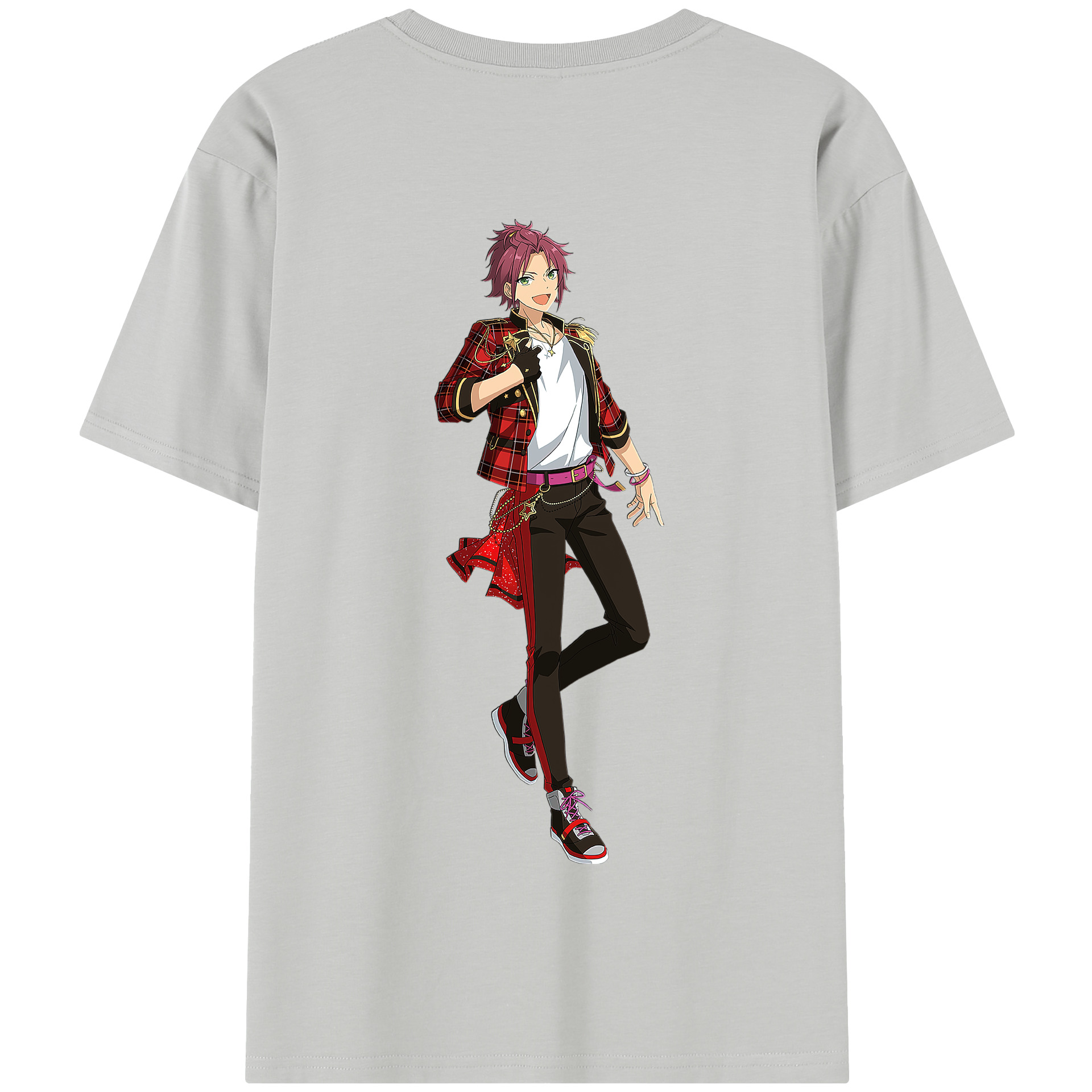 （画像用） あんさんぶるスターズ! Ensemble Stars 綿100％半袖Tシャツ（背面プリント）