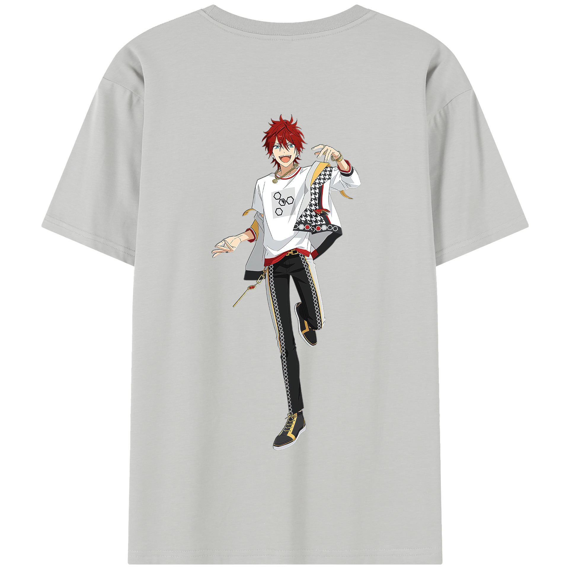 （画像用） あんさんぶるスターズ! Ensemble Stars 綿100％半袖Tシャツ（背面プリント）