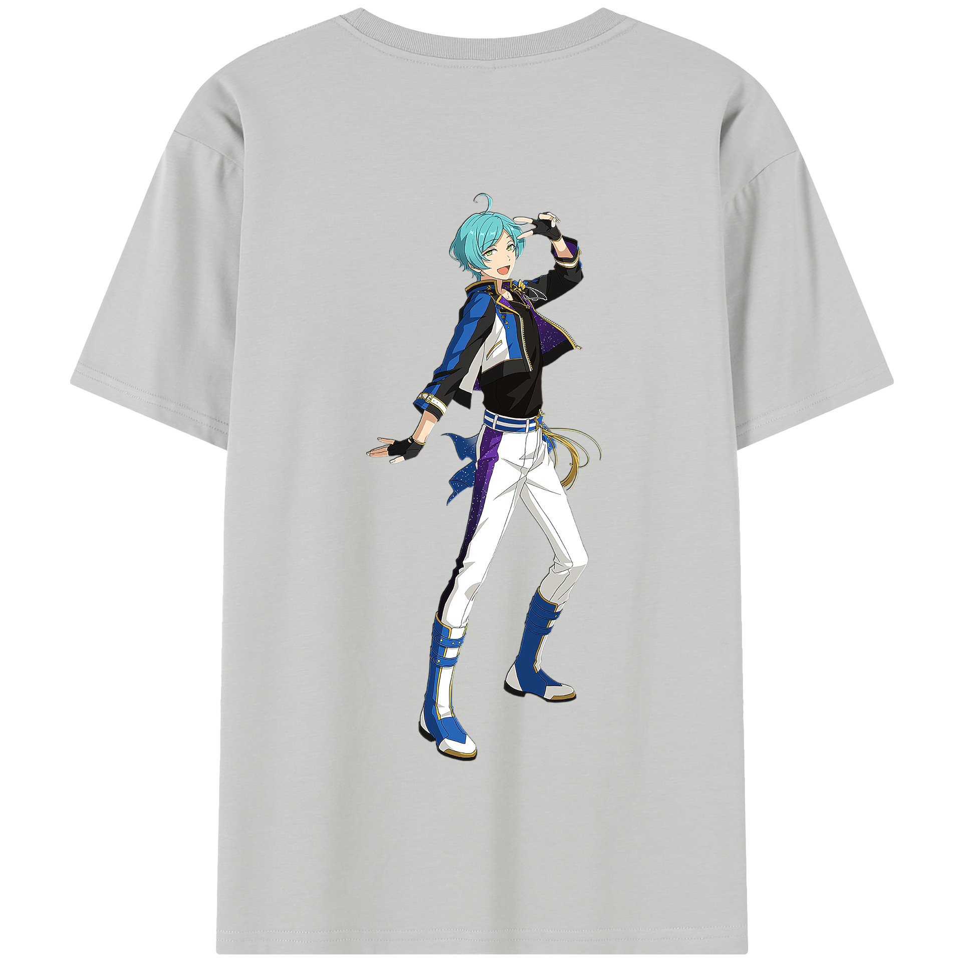 （画像用） あんさんぶるスターズ! Ensemble Stars 綿100％半袖Tシャツ（背面プリント）