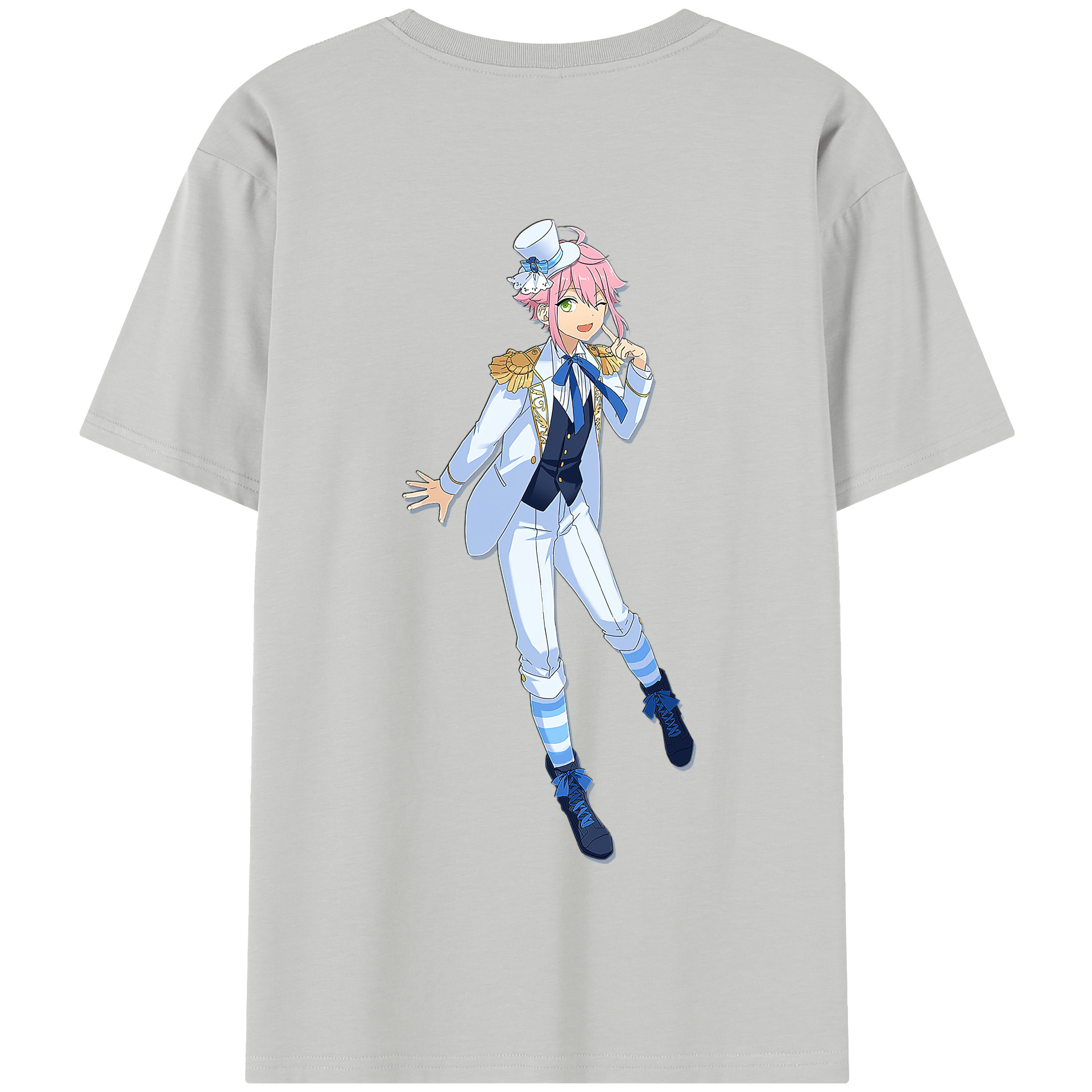 （画像用） あんさんぶるスターズ! Ensemble Stars 綿100％半袖Tシャツ（背面プリント）