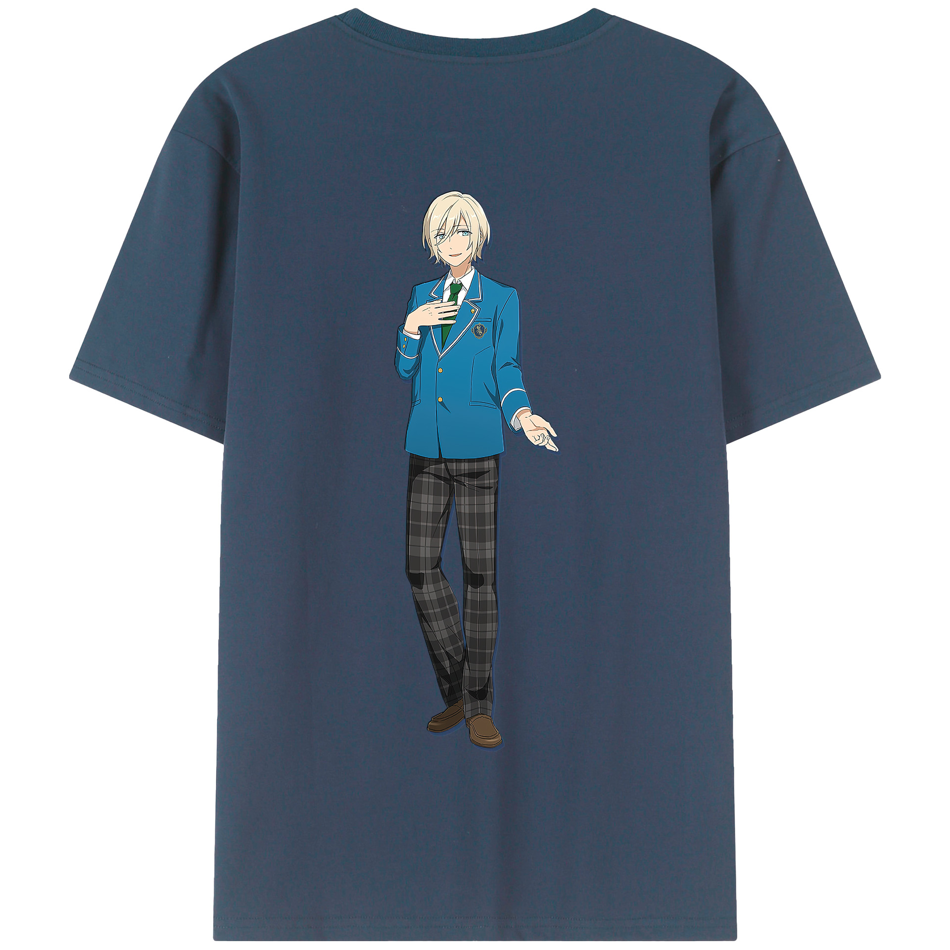 （画像用） あんさんぶるスターズ! Ensemble Stars 綿100％半袖Tシャツ（背面プリント）