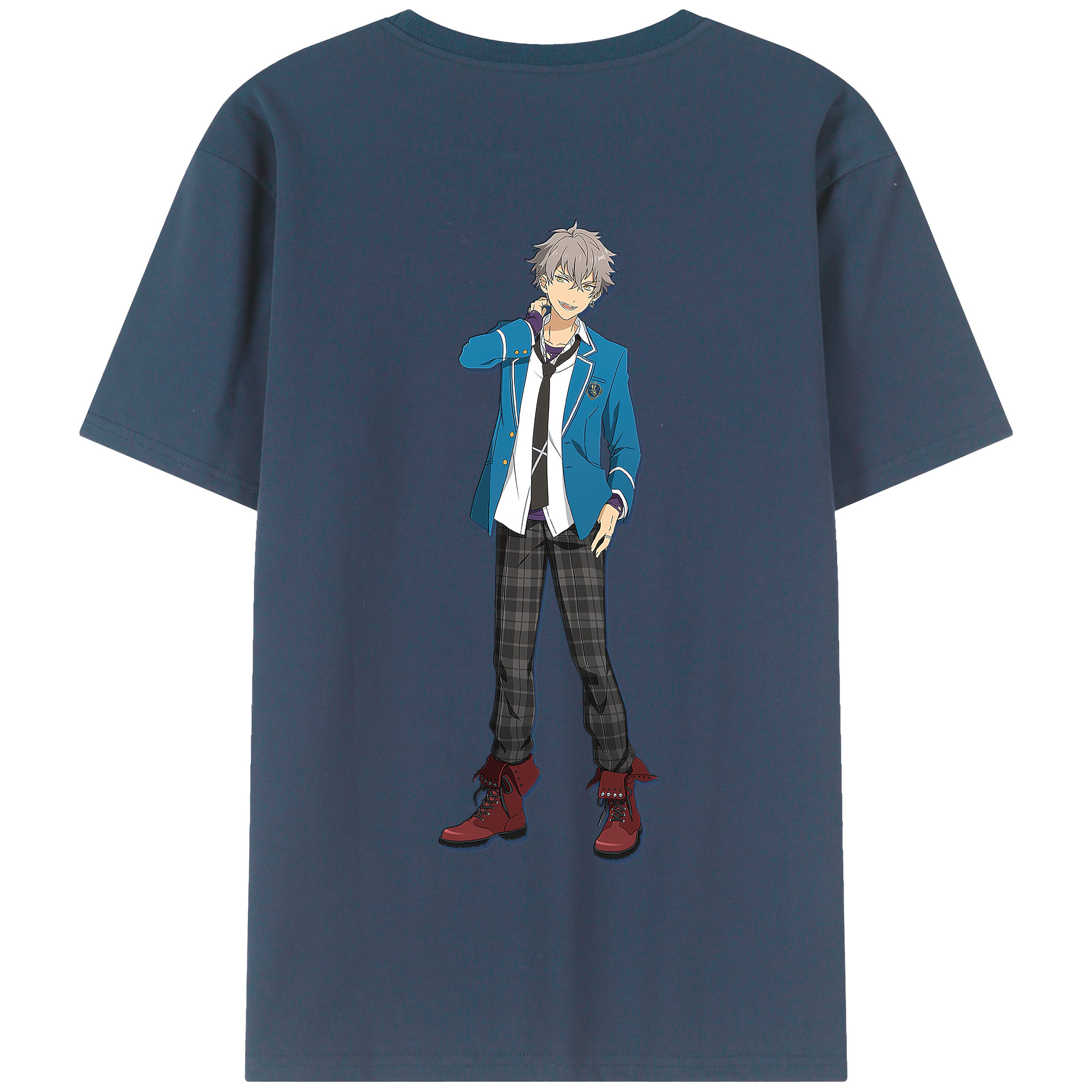 （画像用） あんさんぶるスターズ! Ensemble Stars 綿100％半袖Tシャツ（背面プリント）