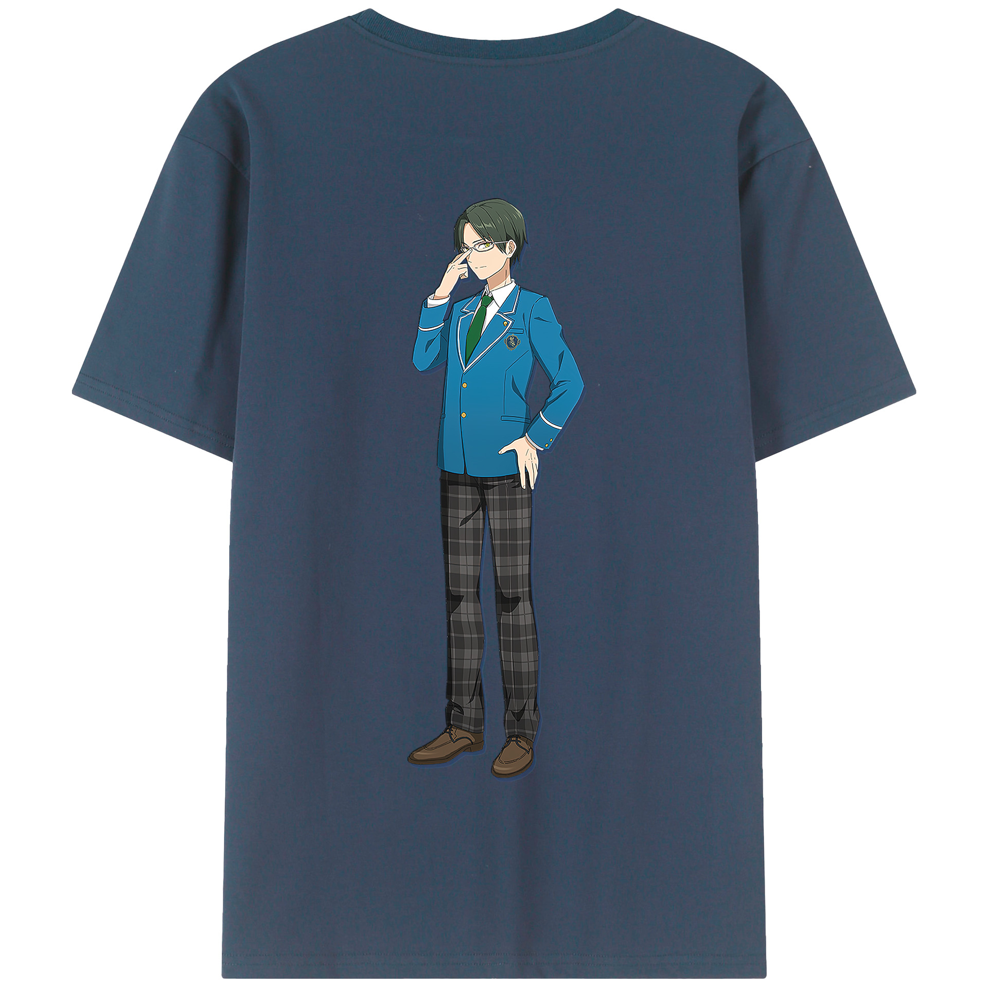 （画像用） あんさんぶるスターズ! Ensemble Stars 綿100％半袖Tシャツ（背面プリント）