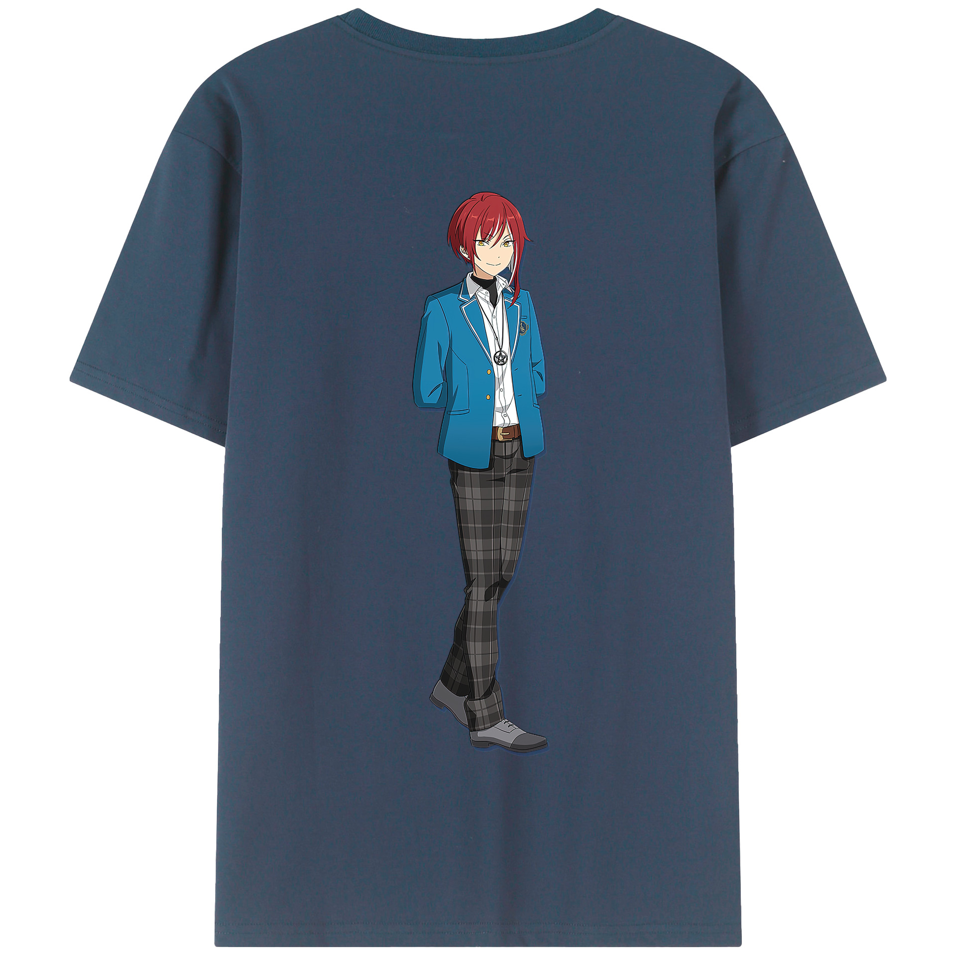（画像用） あんさんぶるスターズ! Ensemble Stars 綿100％半袖Tシャツ（背面プリント）
