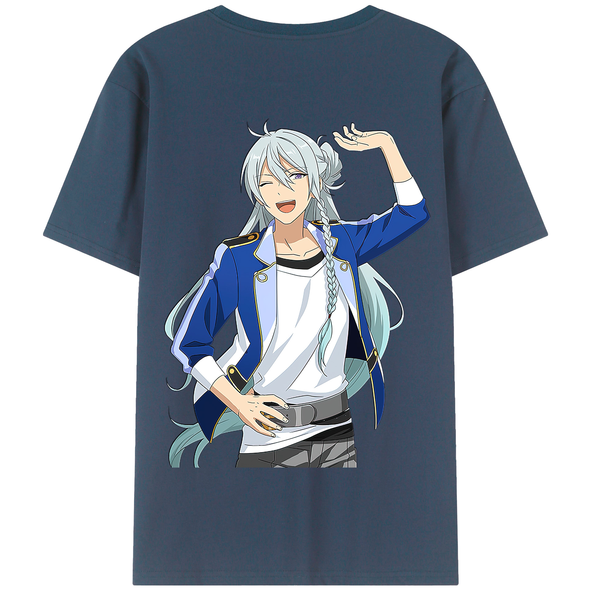 （画像用） あんさんぶるスターズ! Ensemble Stars 綿100％半袖Tシャツ（背面プリント）
