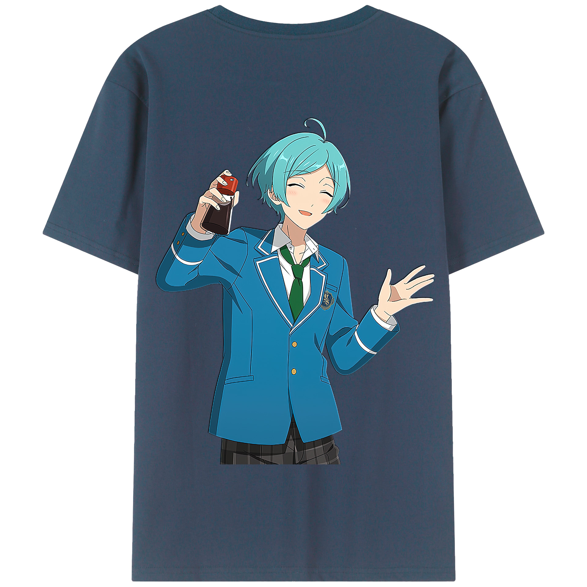 （画像用） あんさんぶるスターズ! Ensemble Stars 綿100％半袖Tシャツ（背面プリント）