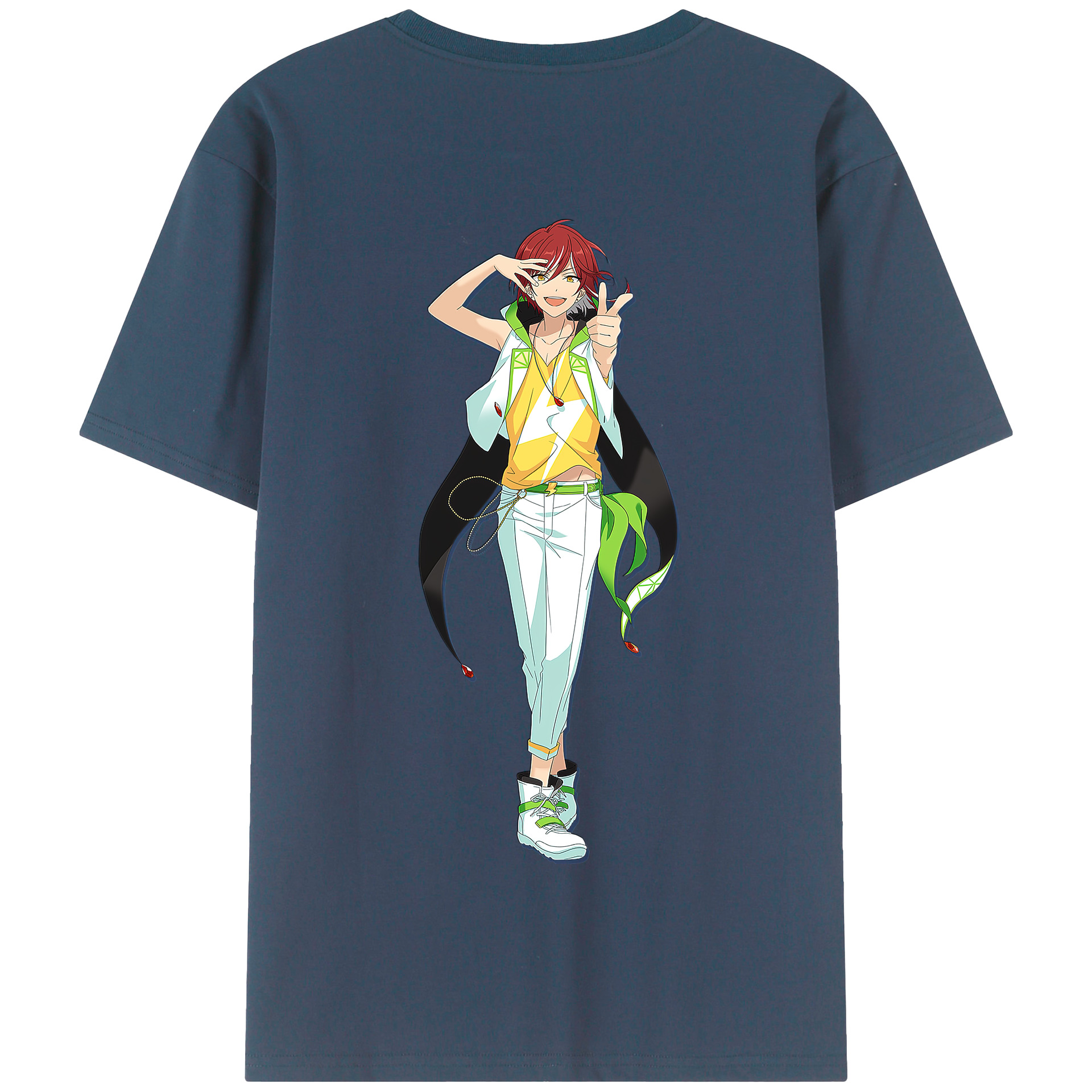 （画像用） あんさんぶるスターズ! Ensemble Stars 綿100％半袖Tシャツ（背面プリント）