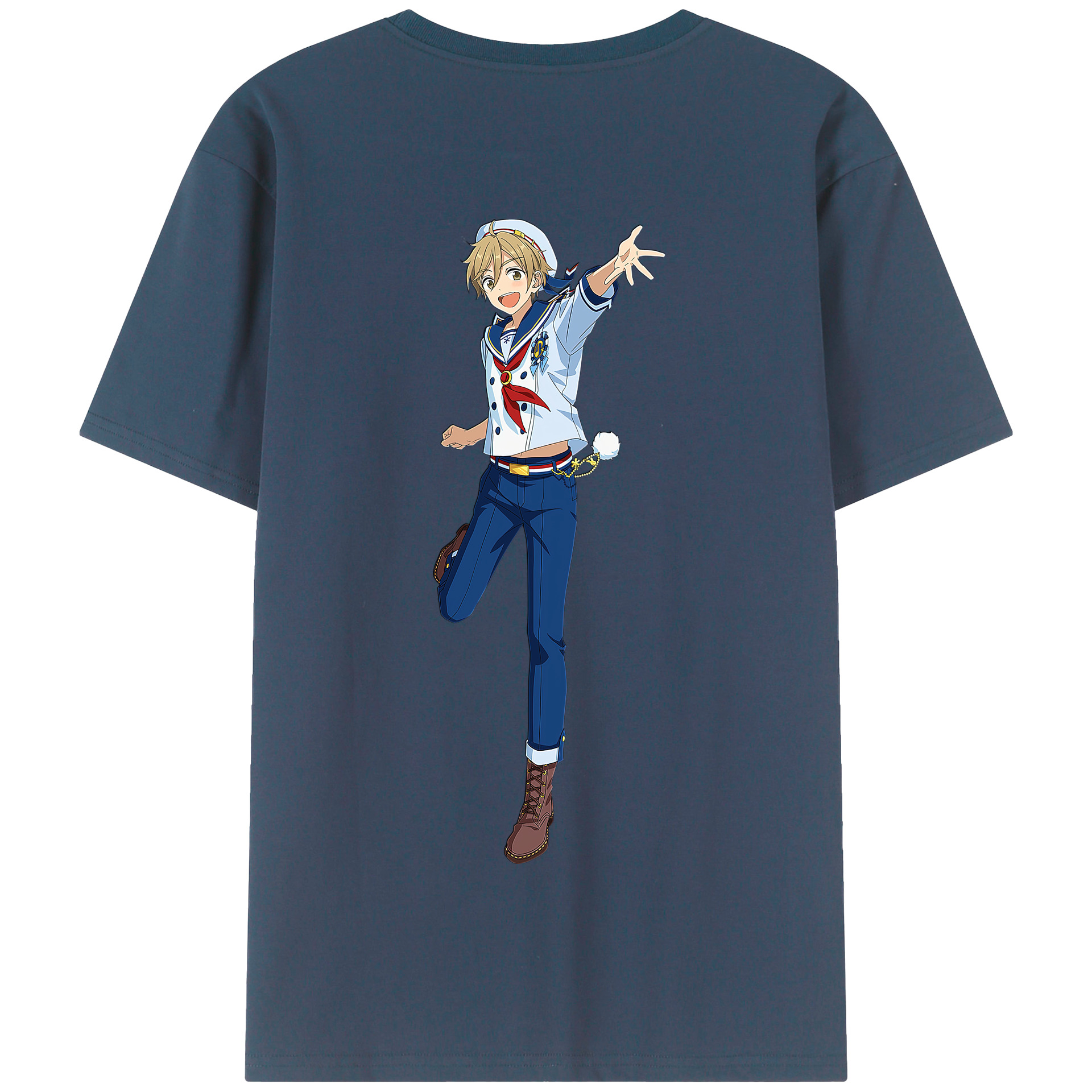 （画像用） あんさんぶるスターズ! Ensemble Stars 綿100％半袖Tシャツ（背面プリント）