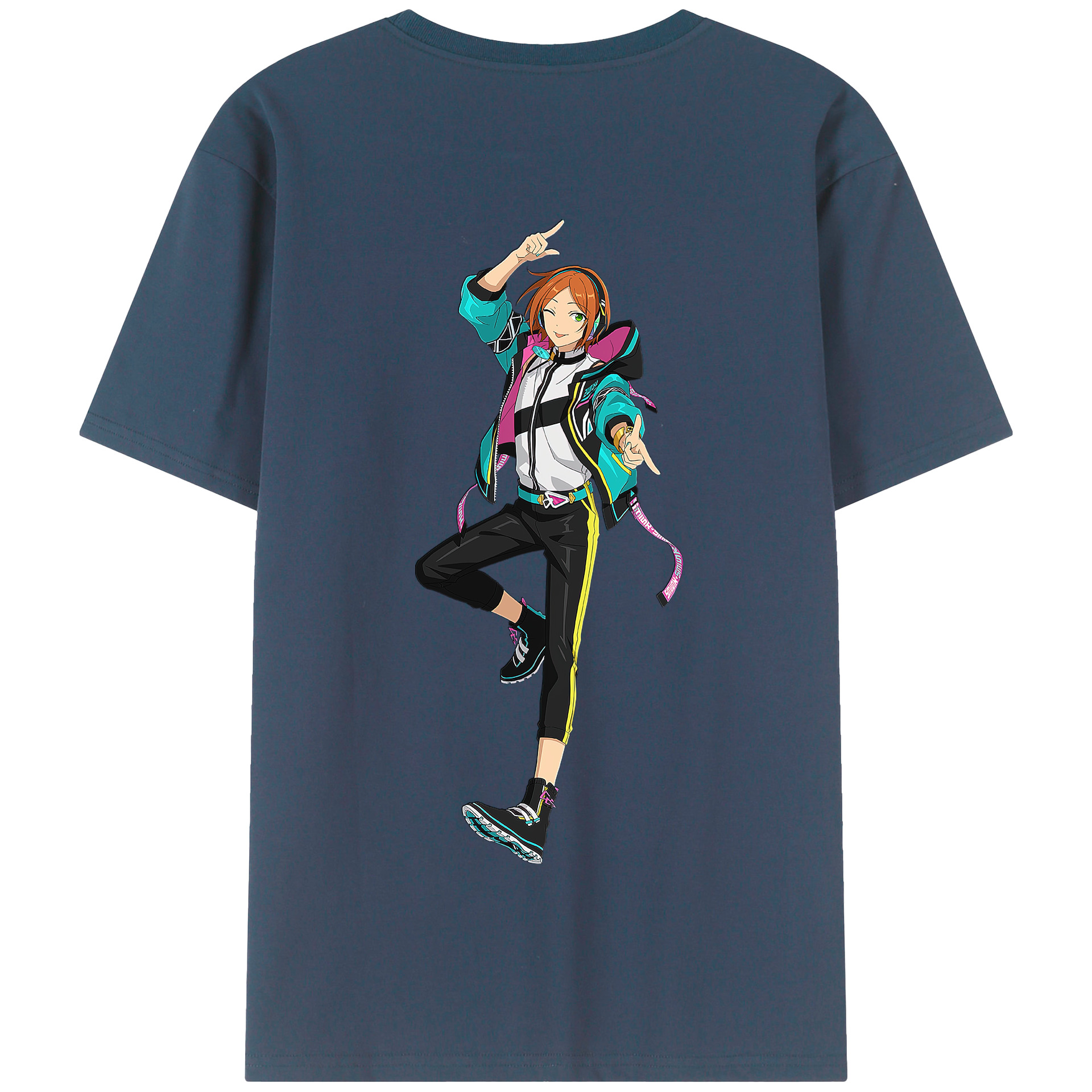 （画像用） あんさんぶるスターズ! Ensemble Stars 綿100％半袖Tシャツ（背面プリント）
