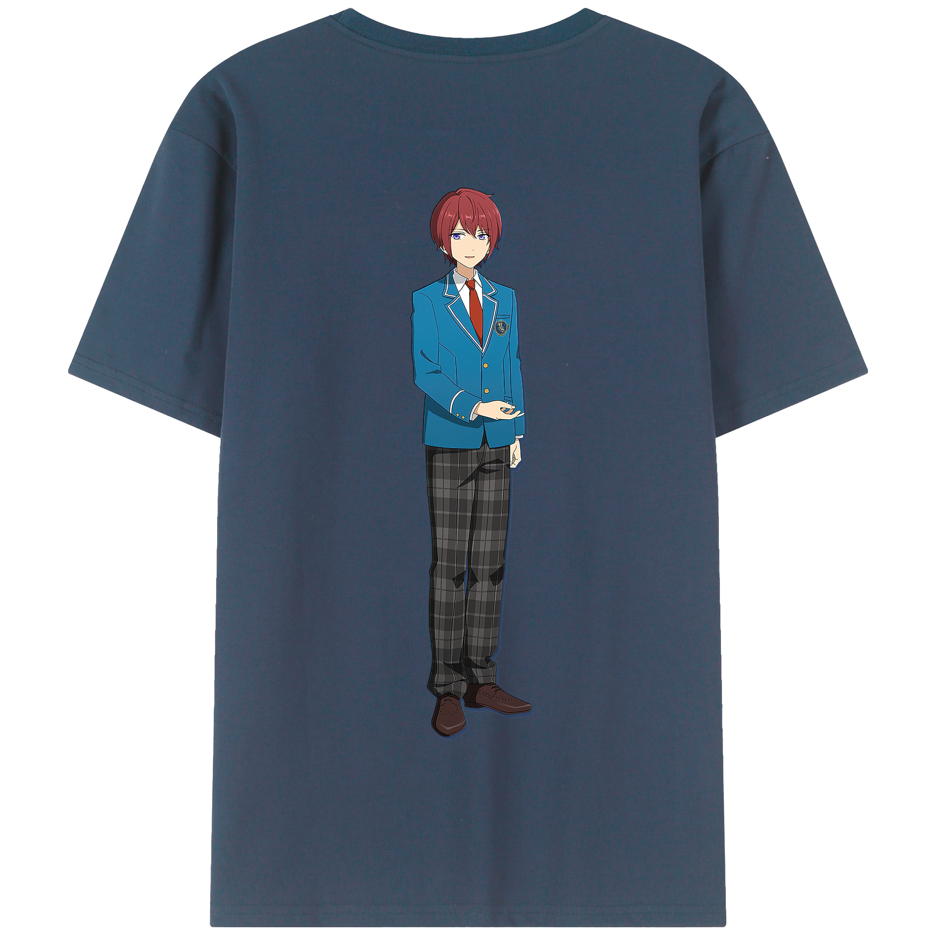 （画像用） あんさんぶるスターズ! Ensemble Stars 綿100％半袖Tシャツ（背面プリント）