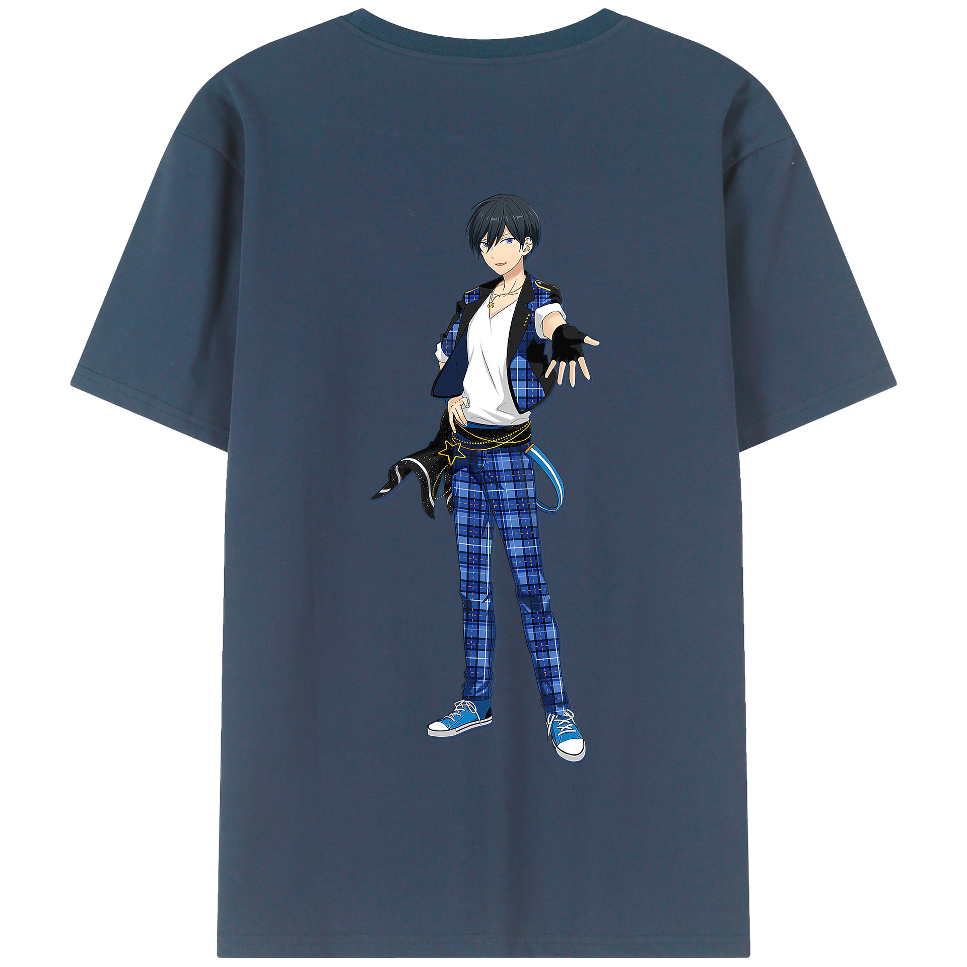 （画像用） あんさんぶるスターズ! Ensemble Stars 綿100％半袖Tシャツ（背面プリント）