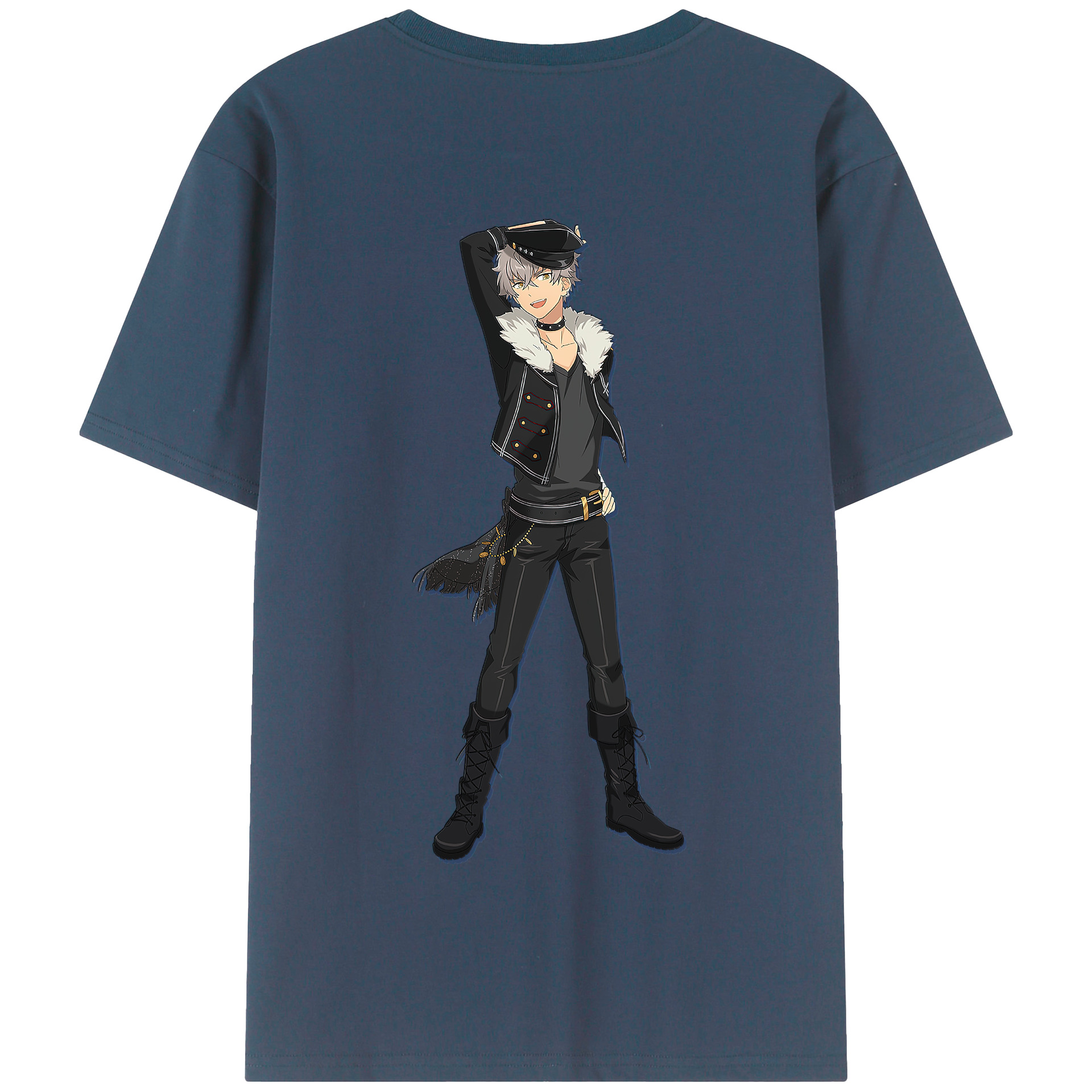 （画像用） あんさんぶるスターズ! Ensemble Stars 綿100％半袖Tシャツ（背面プリント）