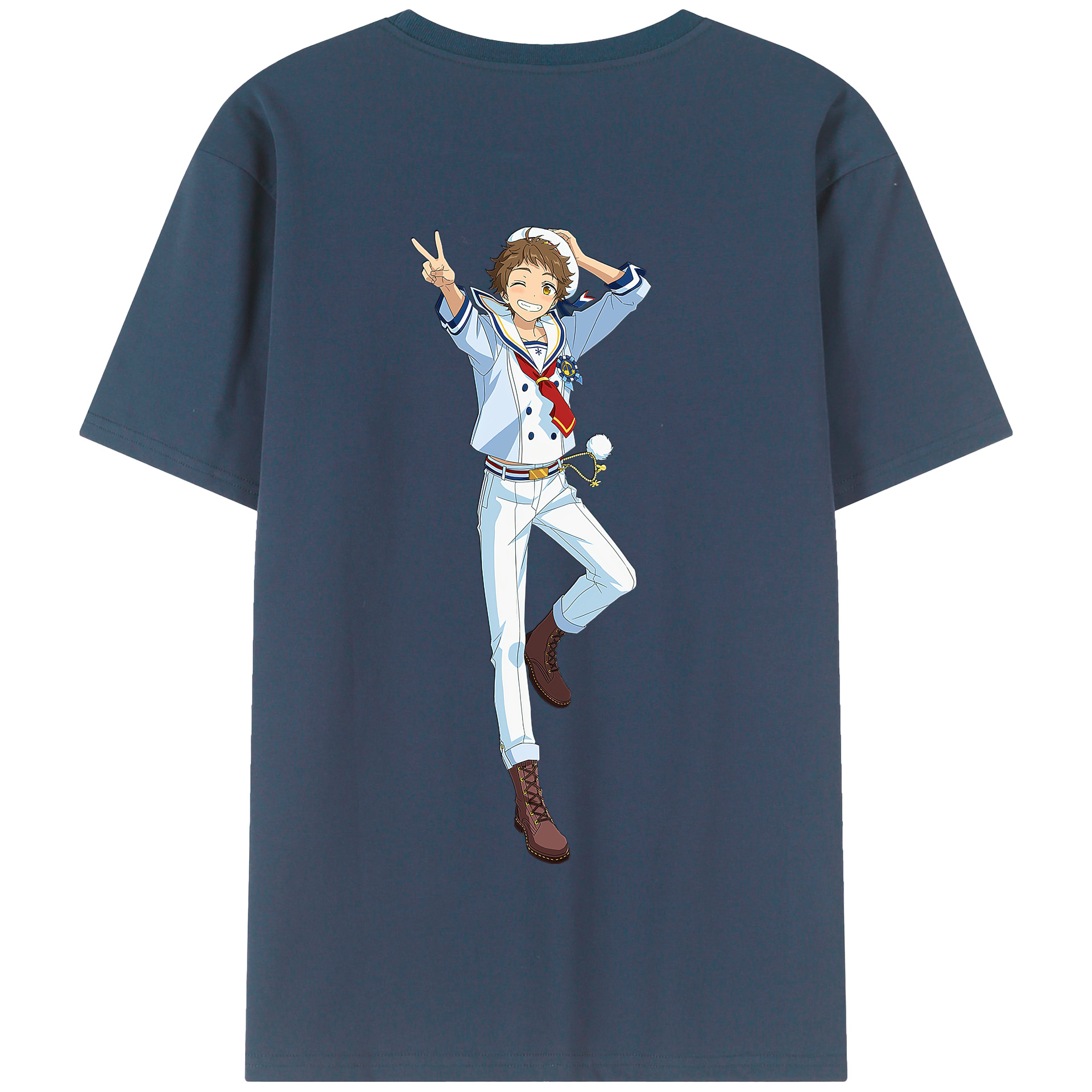 （画像用） あんさんぶるスターズ! Ensemble Stars 綿100％半袖Tシャツ（背面プリント）