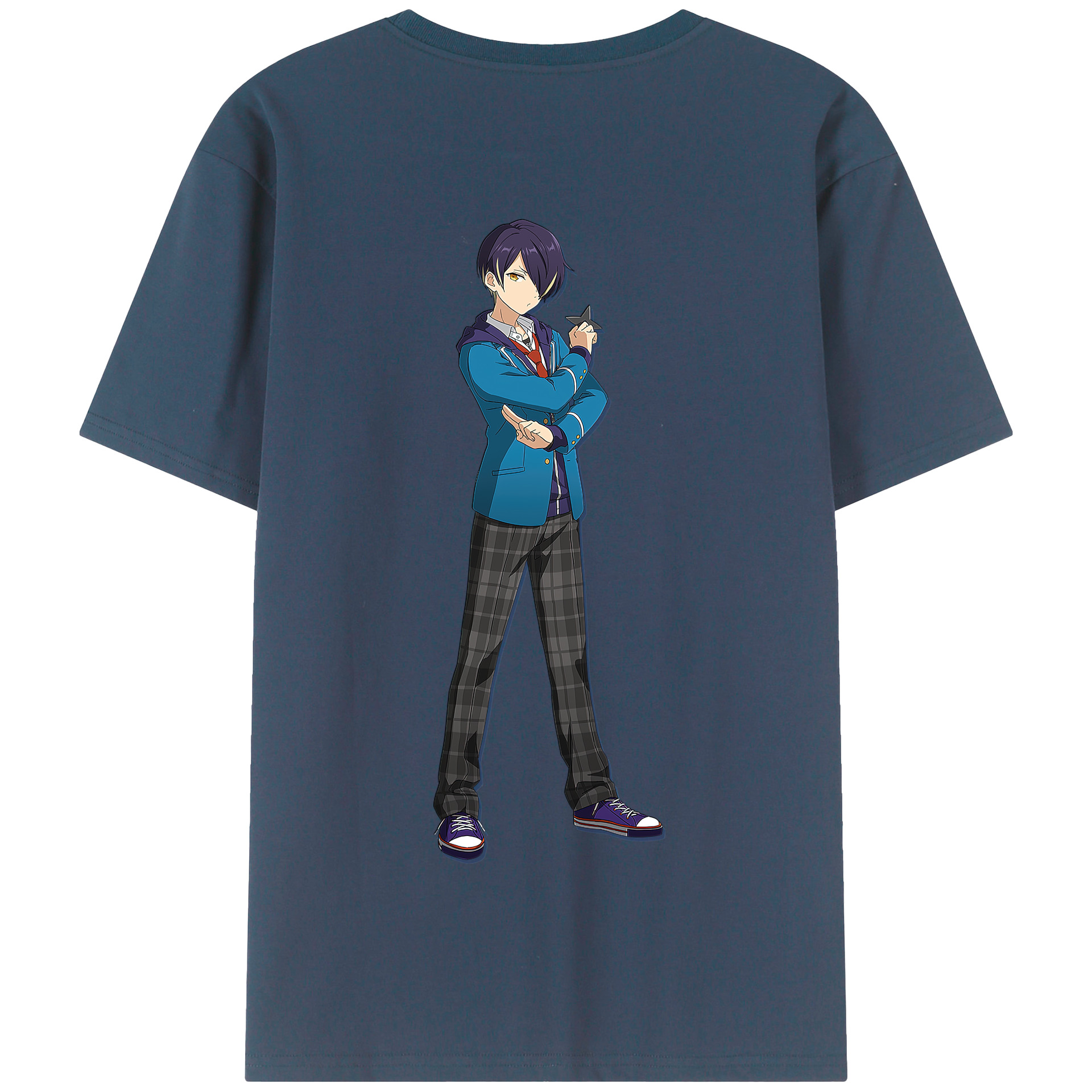 （画像用） あんさんぶるスターズ! Ensemble Stars 綿100％半袖Tシャツ（背面プリント）