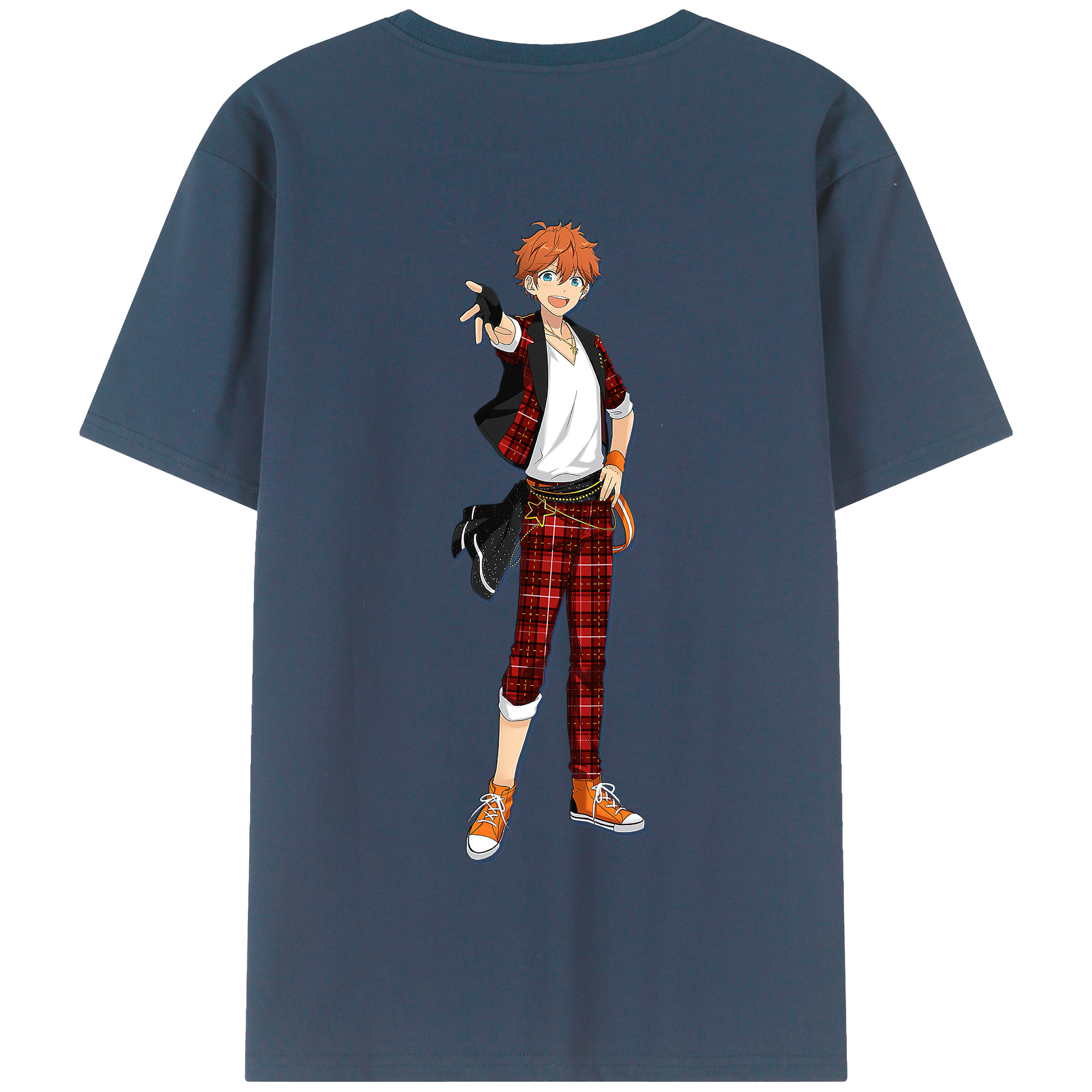 （画像用） あんさんぶるスターズ! Ensemble Stars 綿100％半袖Tシャツ（背面プリント）