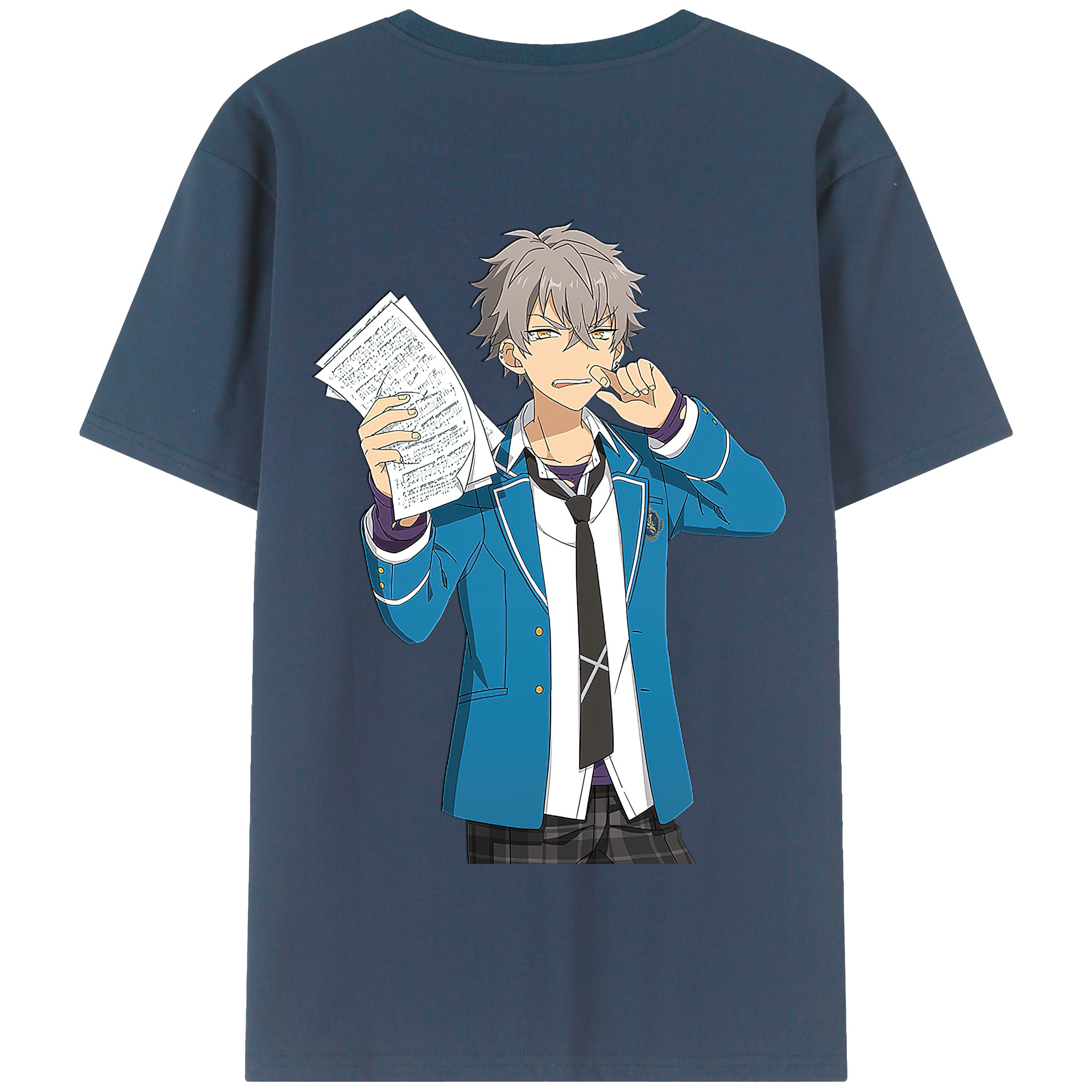 （画像用） あんさんぶるスターズ! Ensemble Stars 綿100％半袖Tシャツ（背面プリント）