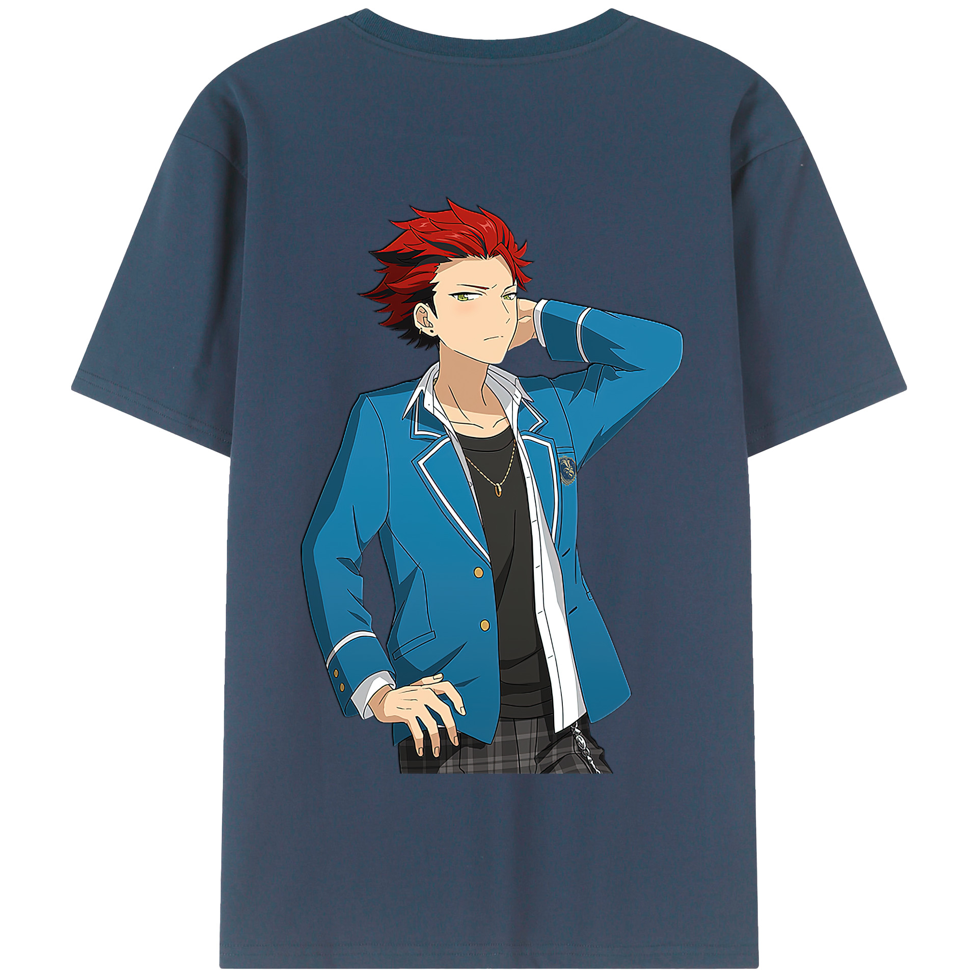 （画像用） あんさんぶるスターズ! Ensemble Stars 綿100％半袖Tシャツ（背面プリント）