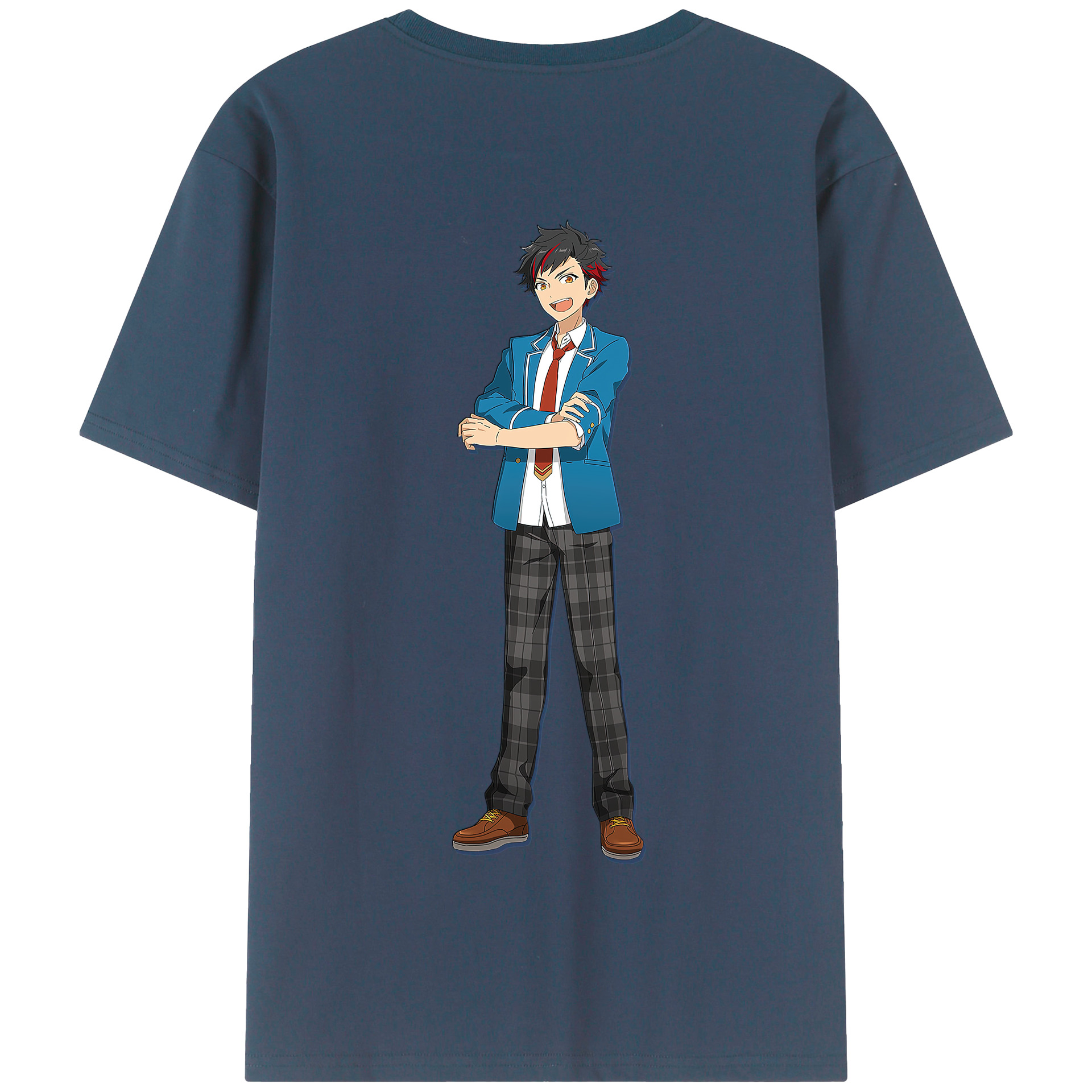 （画像用） あんさんぶるスターズ! Ensemble Stars 綿100％半袖Tシャツ（背面プリント）