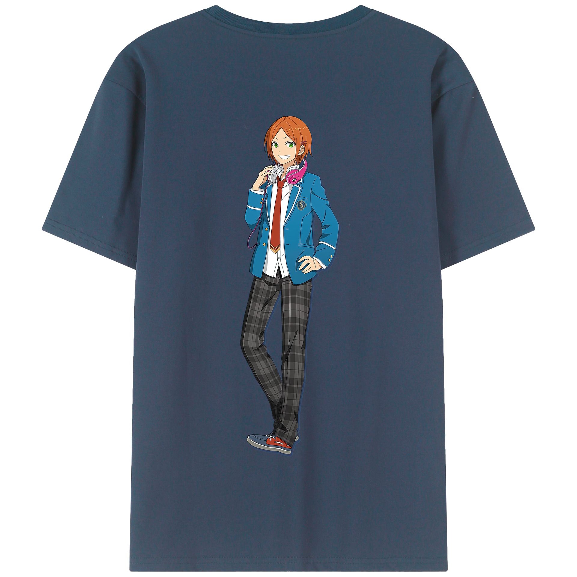 （画像用） あんさんぶるスターズ! Ensemble Stars 綿100％半袖Tシャツ（背面プリント）