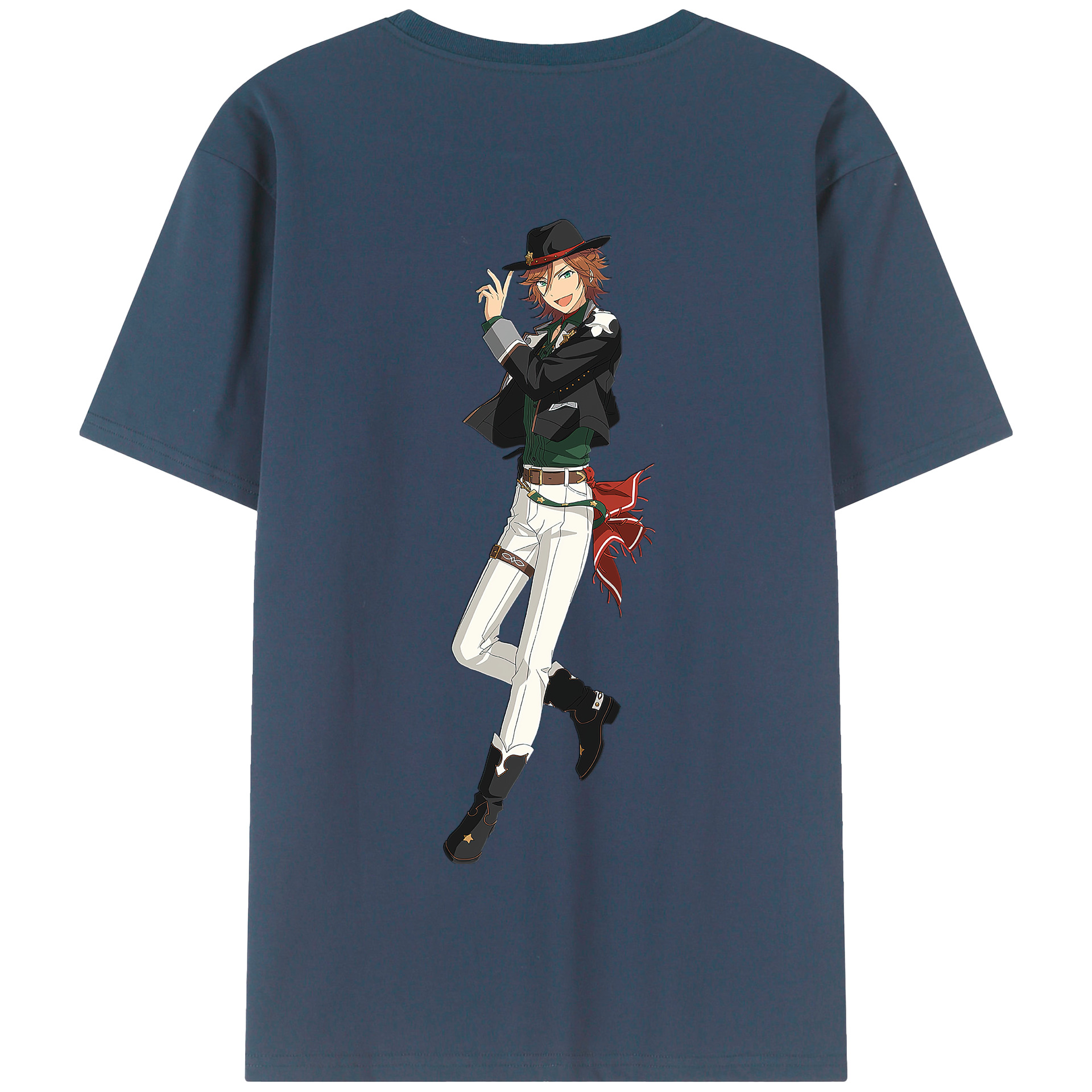 （画像用） あんさんぶるスターズ! Ensemble Stars 綿100％半袖Tシャツ（背面プリント）