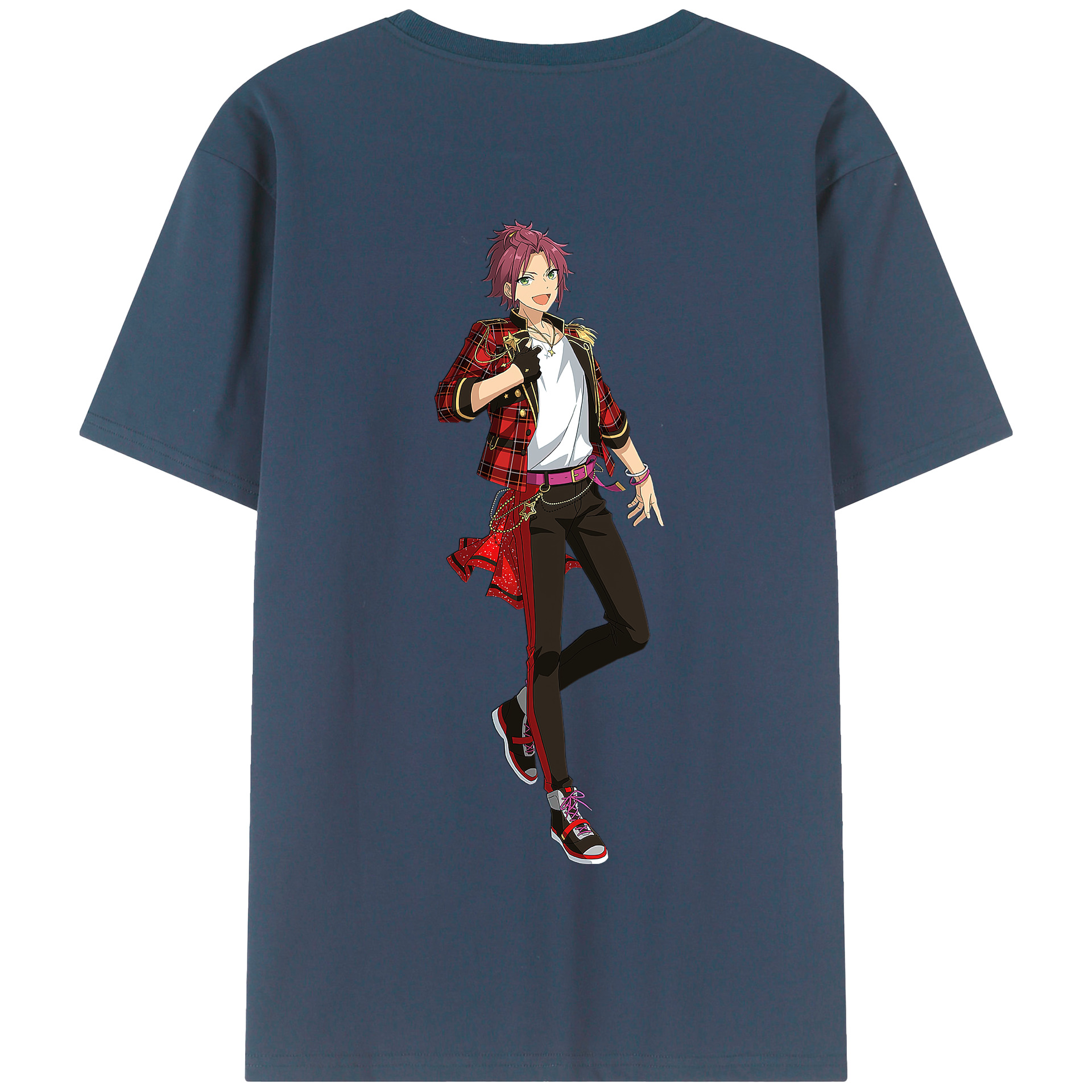 （画像用） あんさんぶるスターズ! Ensemble Stars 綿100％半袖Tシャツ（背面プリント）
