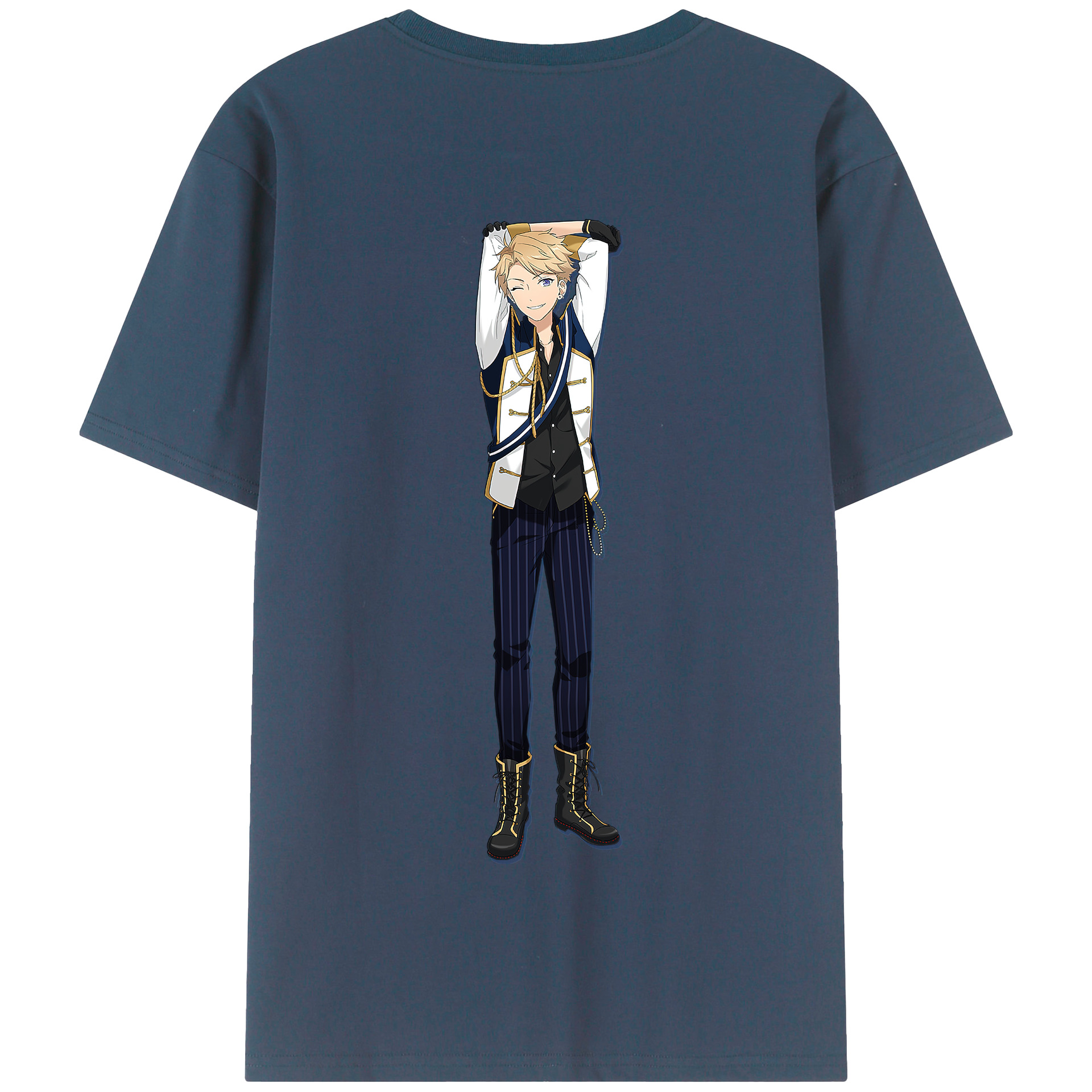 （画像用） あんさんぶるスターズ! Ensemble Stars 綿100％半袖Tシャツ（背面プリント）