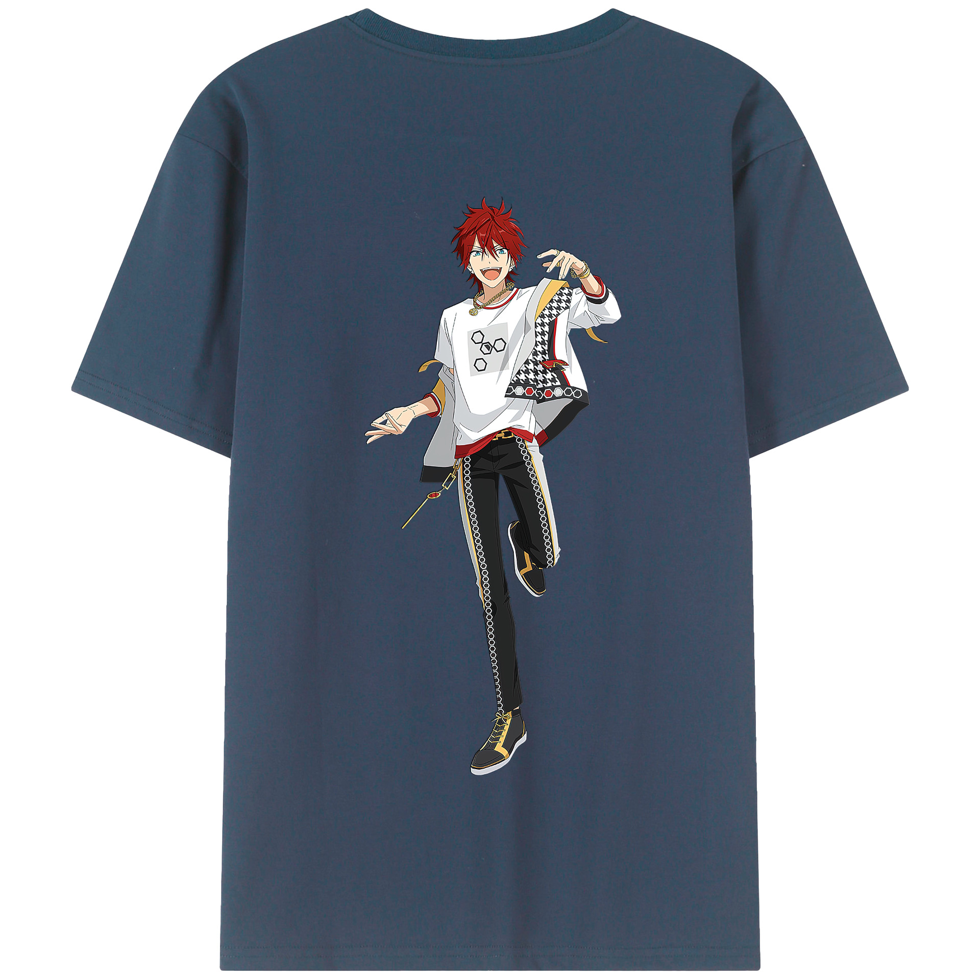 （画像用） あんさんぶるスターズ! Ensemble Stars 綿100％半袖Tシャツ（背面プリント）