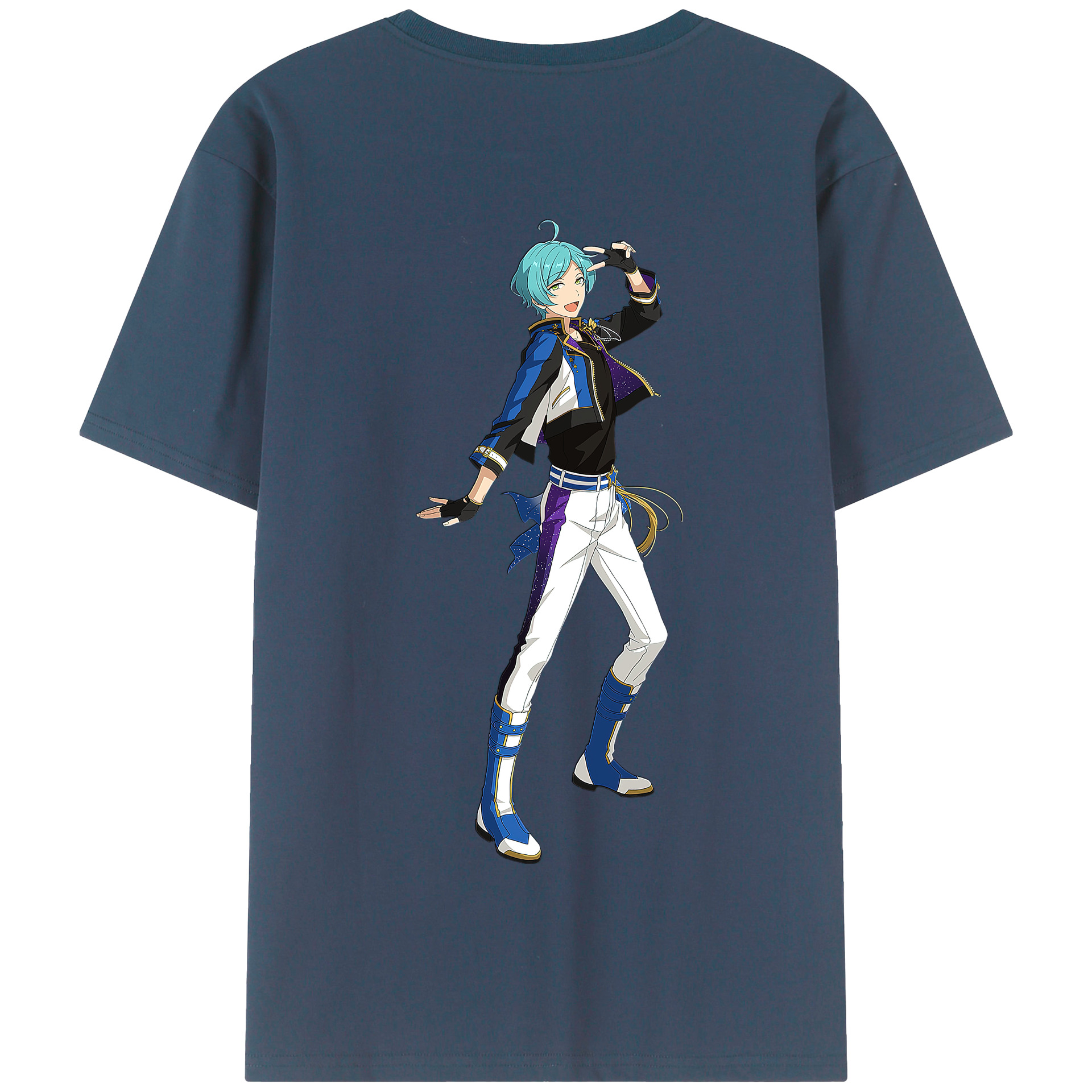 （画像用） あんさんぶるスターズ! Ensemble Stars 綿100％半袖Tシャツ（背面プリント）